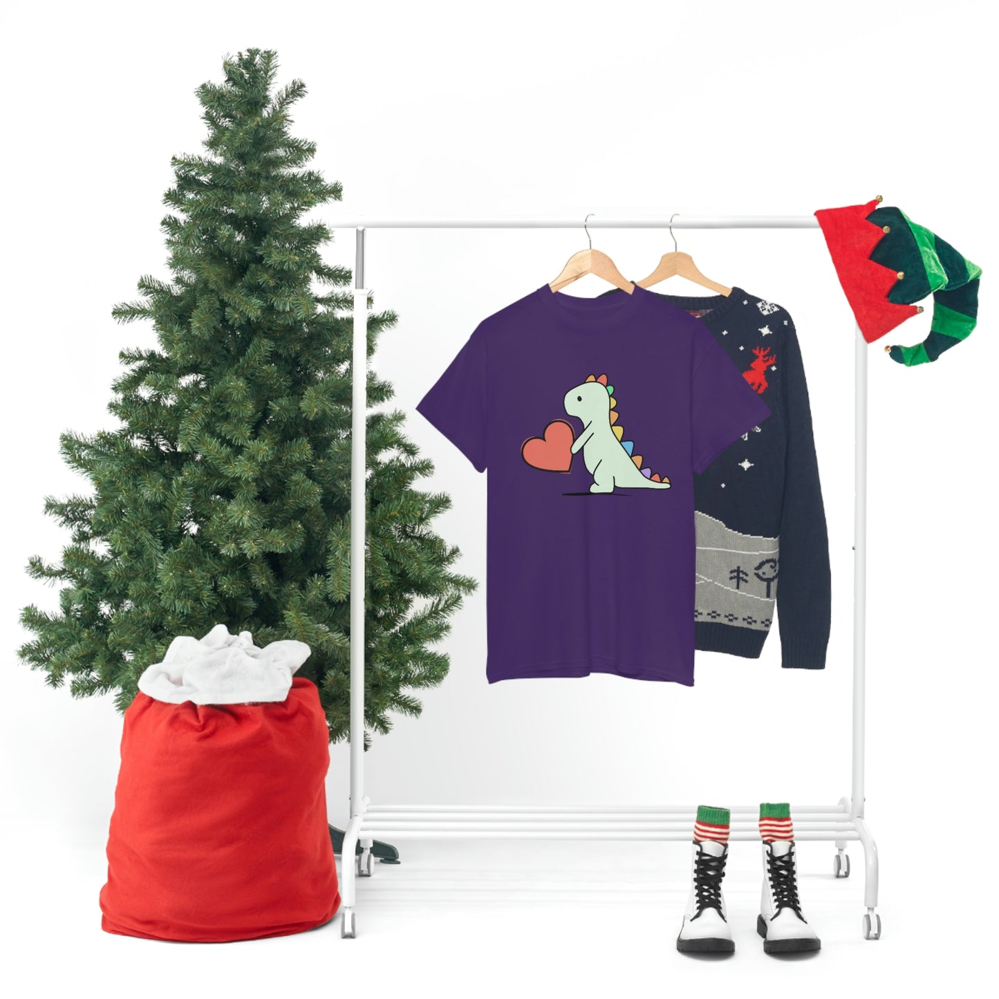 Dinosaur T-shirt, Rainbow Dinosaur, , Family Tshirts,