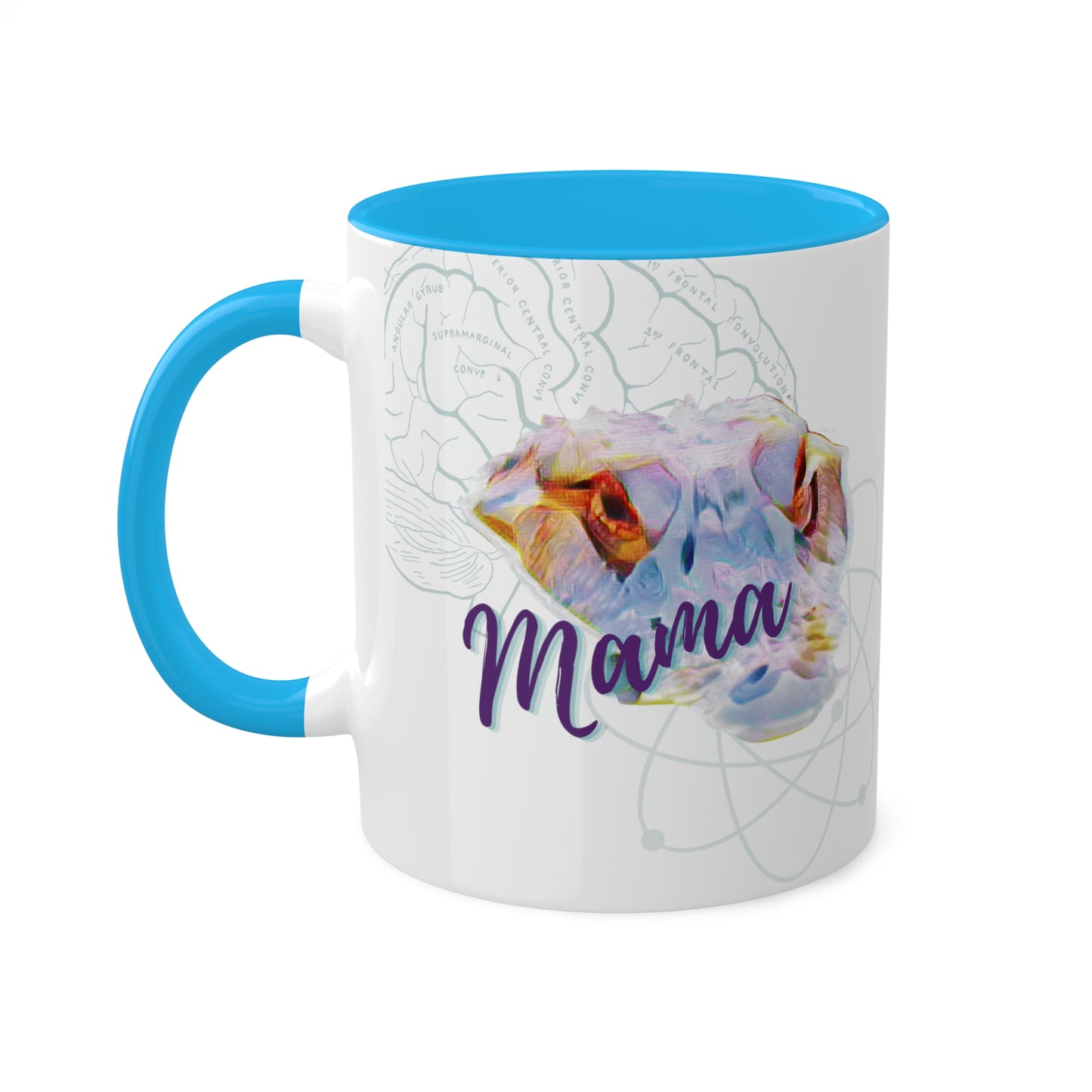 Just a Mama Gator -multiple options-Colorful Mugs, 11oz, Parenting Science