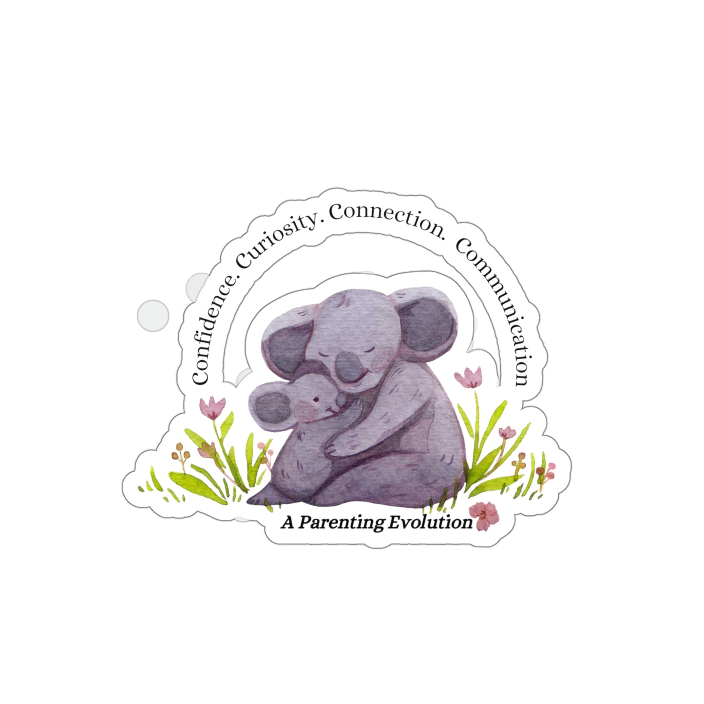 Koalas, Parenting Evolution, Parenting, Mom gift, Dad gift, Parenting Gift, Die-Cut Stickers