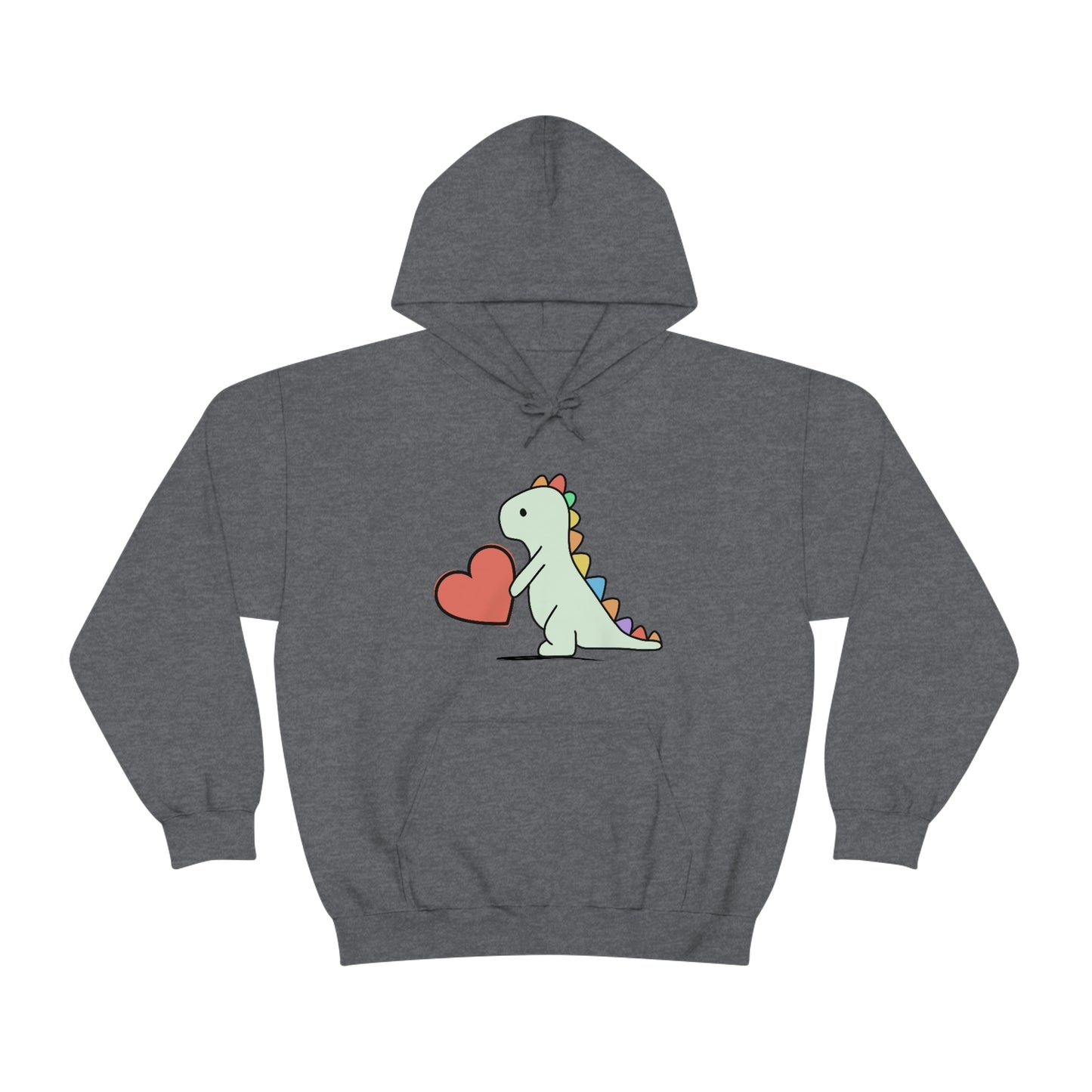 Dinosaur Hoodie, Rainbow Dinosaur,