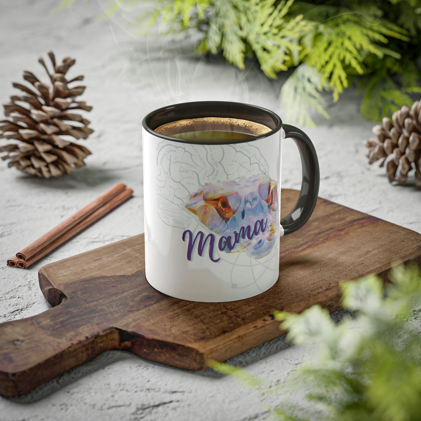 Just a Mama Gator -multiple options-Colorful Mugs, 11oz, Parenting Science