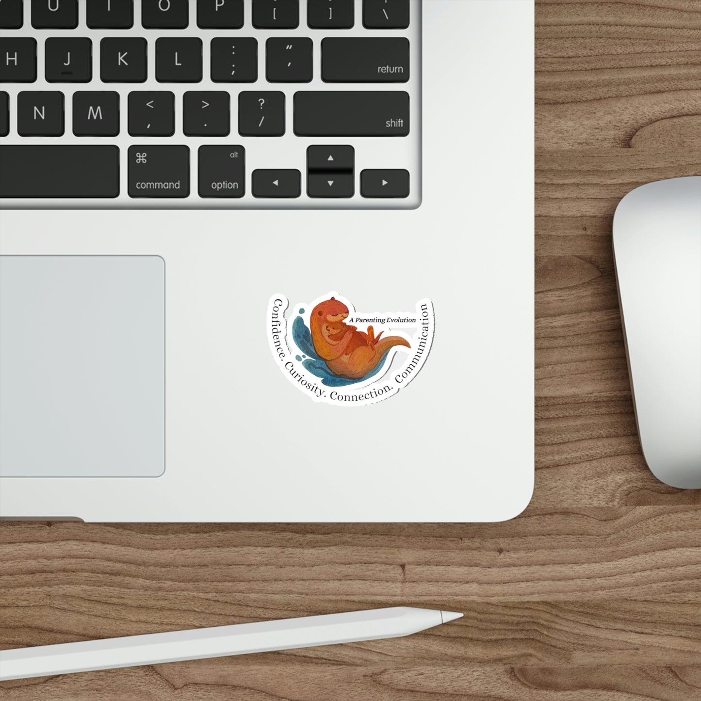 Otters, Parenting Evolution, Parenting, Mom gift, Dad gift, Parenting Gift, Die-Cut Stickers