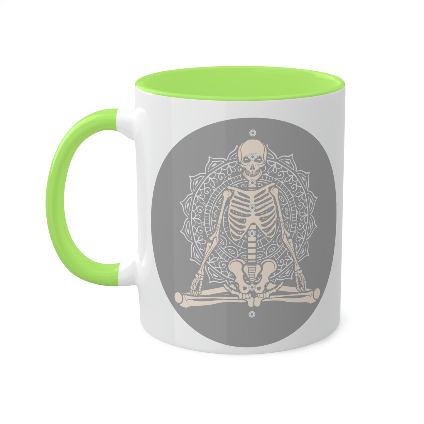 Skeleton, Yoga, Rest in Peace Multiple options, Colorful Mugs, 11oz