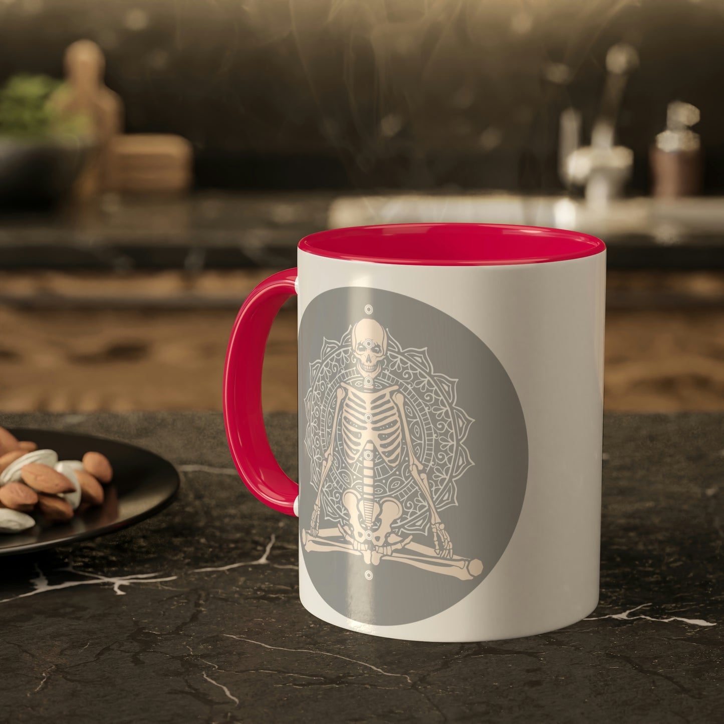 Skeleton, Yoga, Rest in Peace Multiple options, Colorful Mugs, 11oz