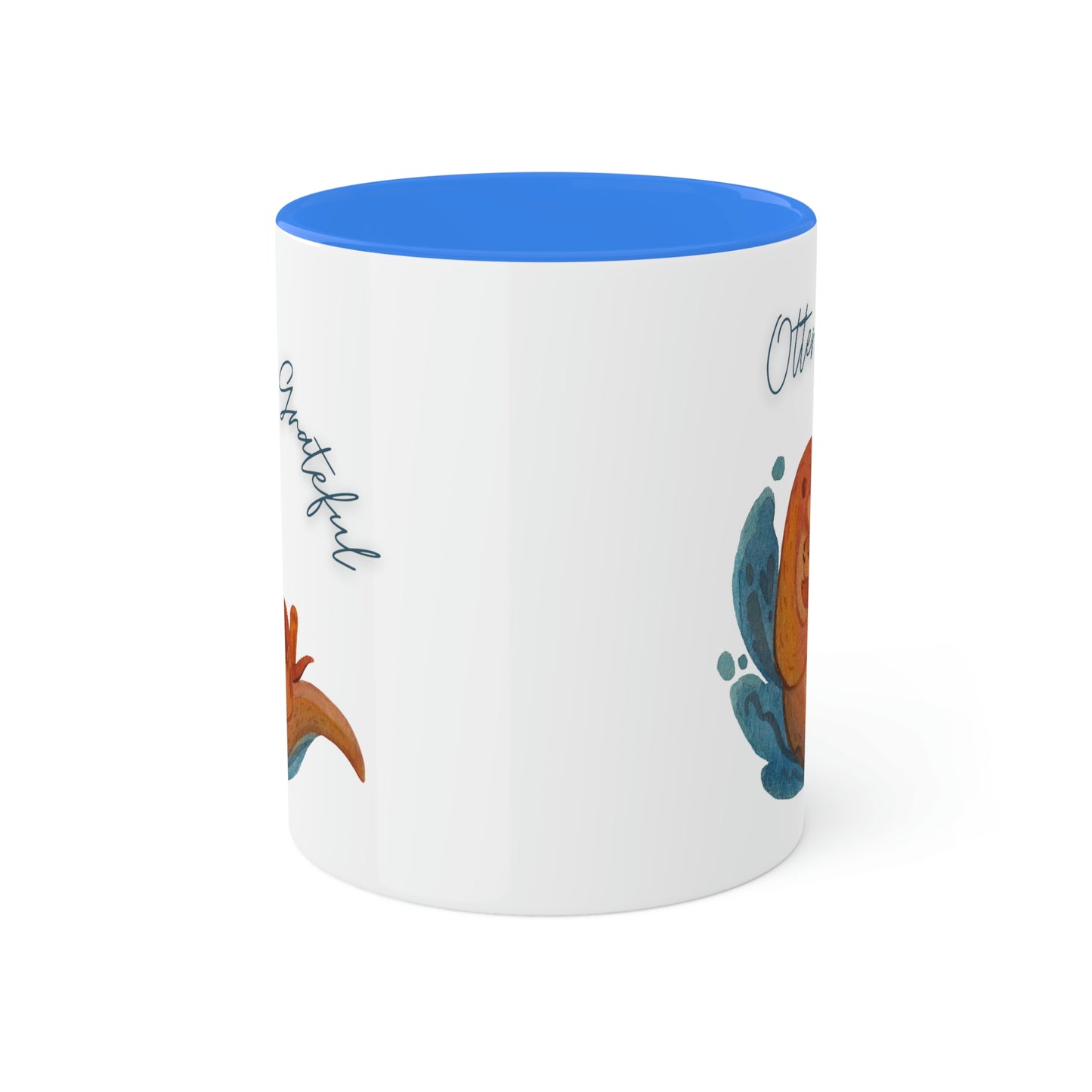 Otterly Grateful, Otter and baby, mom gift, dad gift, caregiver gift, color options Mug