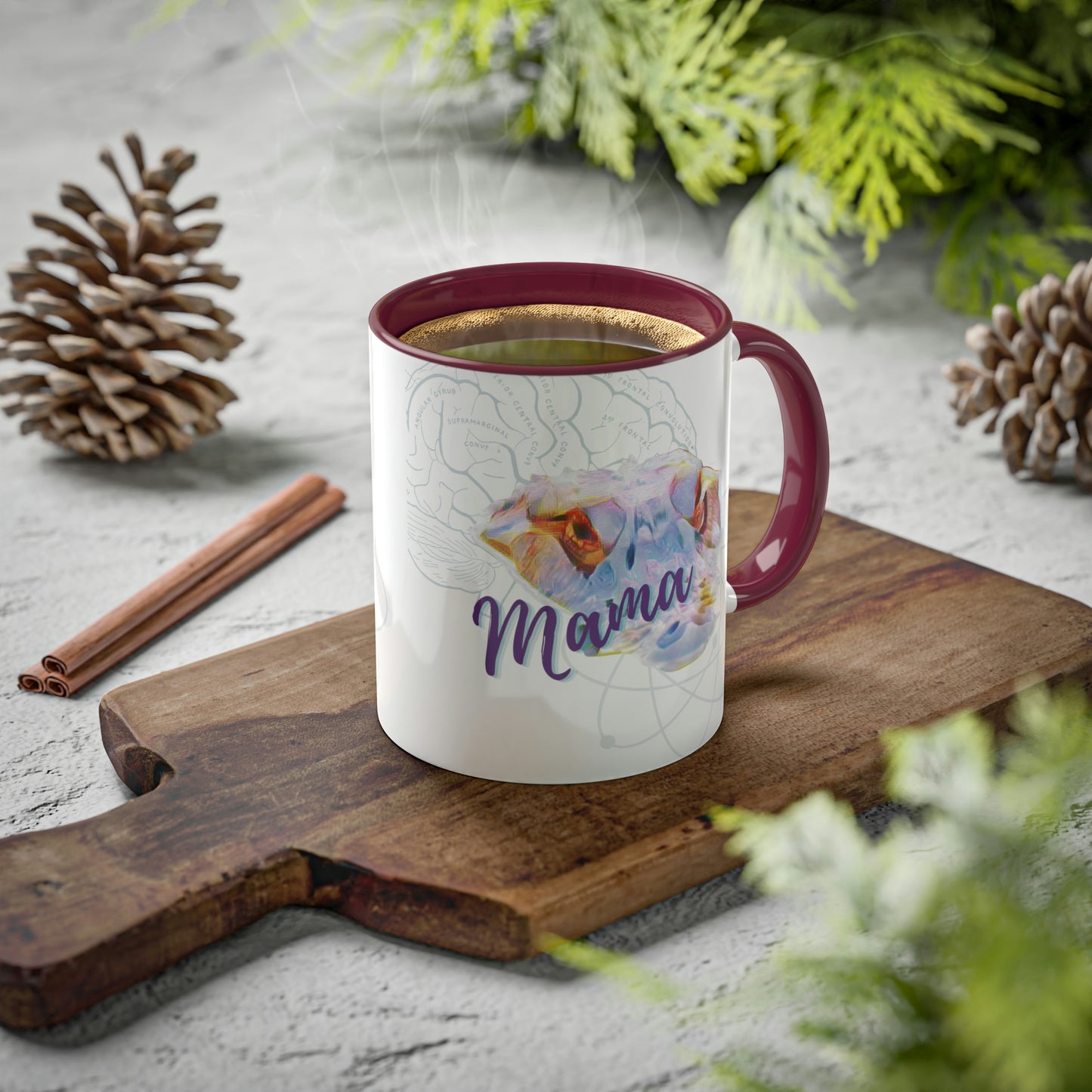 Just a Mama Gator -multiple options-Colorful Mugs, 11oz, Parenting Science