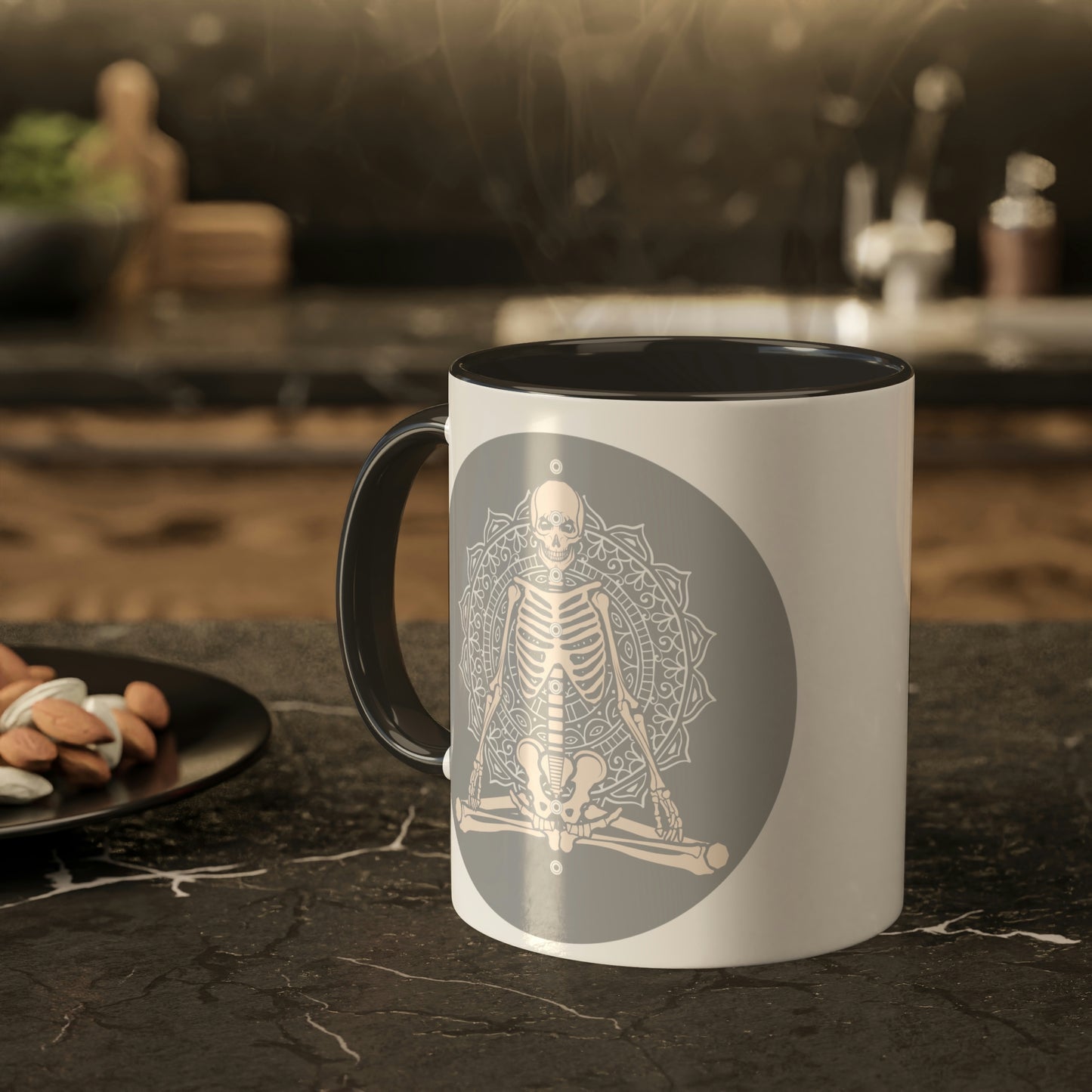 Skeleton, Yoga, Rest in Peace Multiple options, Colorful Mugs, 11oz