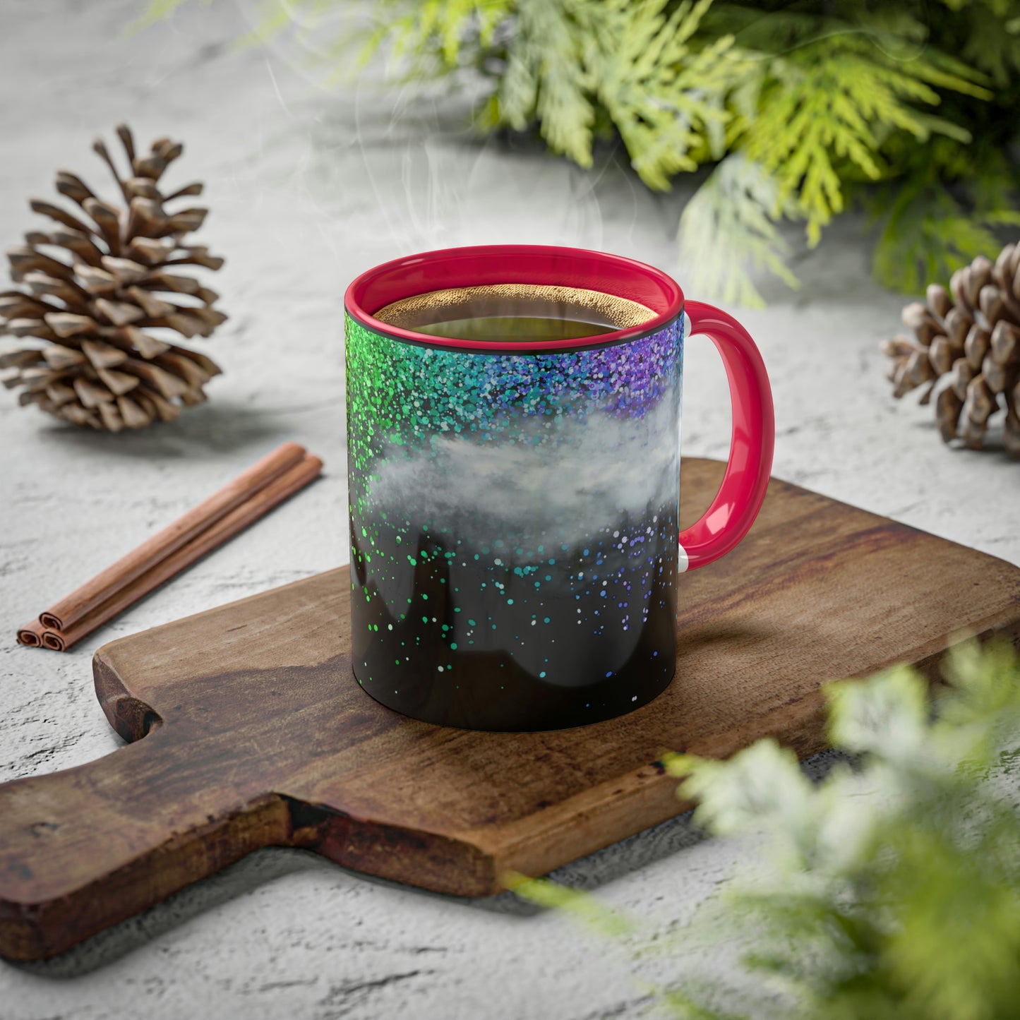 Rainbow, Rainbow clouds, rainbow rain Multiple options, Colorful Mugs, 11oz
