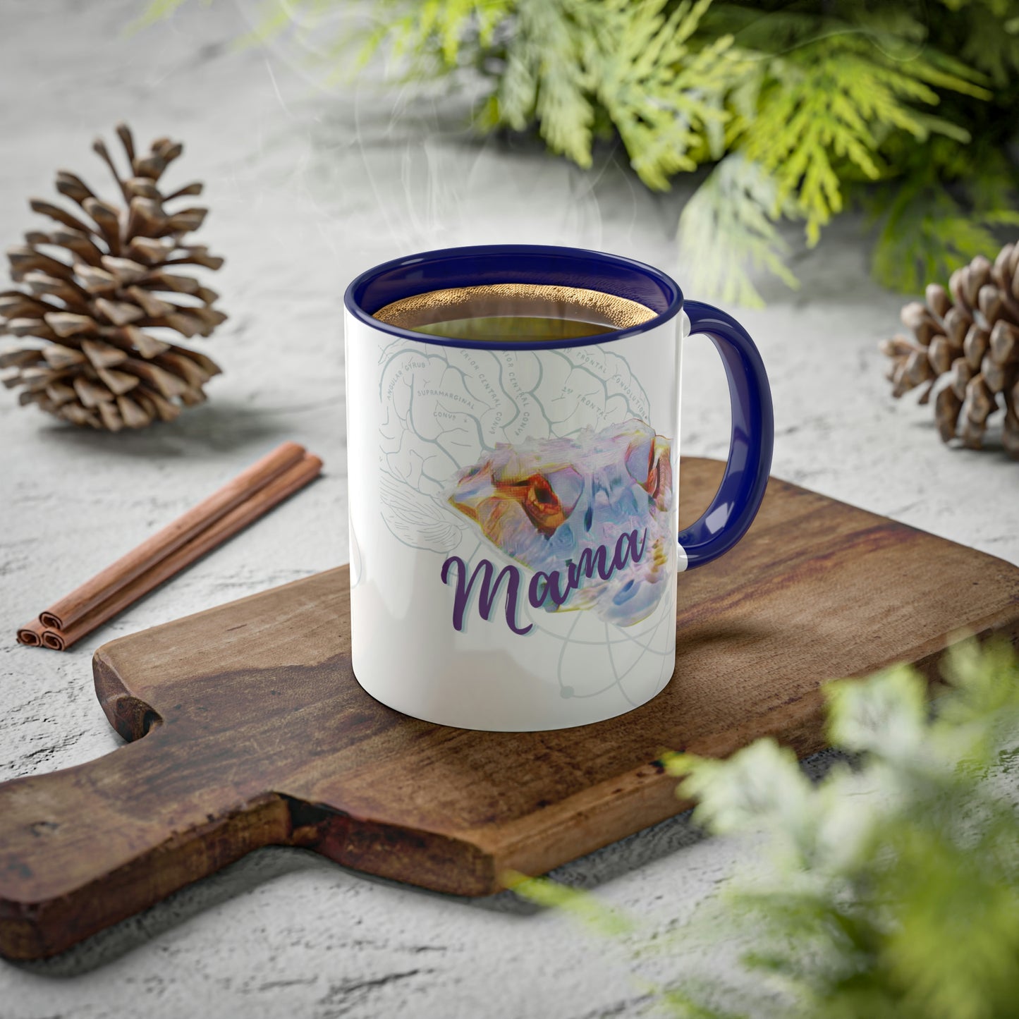 Just a Mama Gator -multiple options-Colorful Mugs, 11oz, Parenting Science