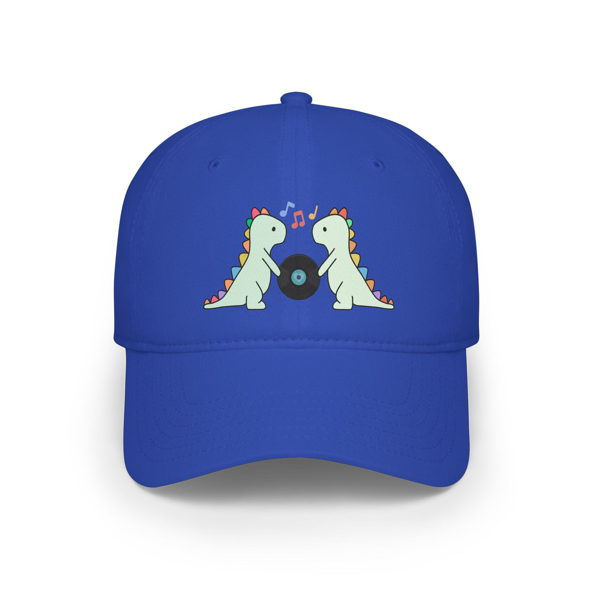 Record Loving Dinos- Low Profile Baseball Cap