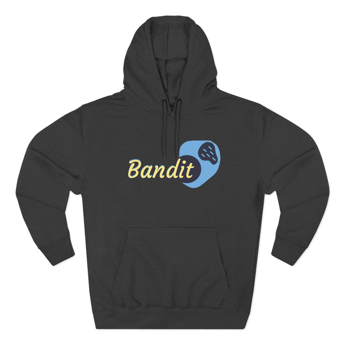 Bandit themed, (Front & Back Design) Adult Fleece Hoodie
