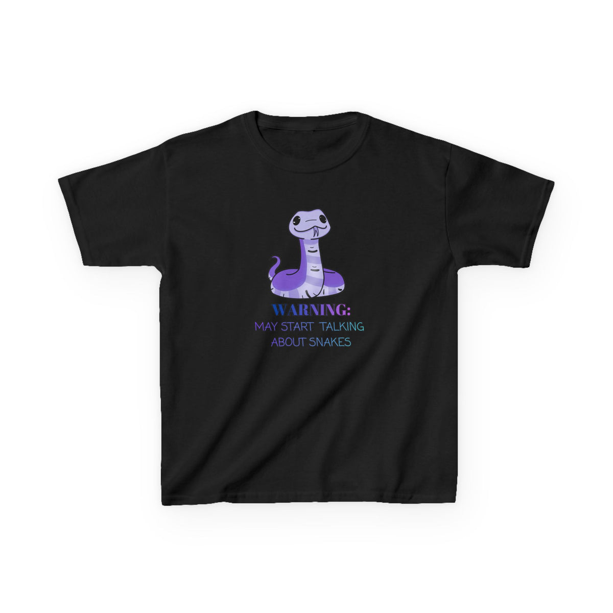 Warning: May talk about Snakes Kids Heavy Cotton™ Tee