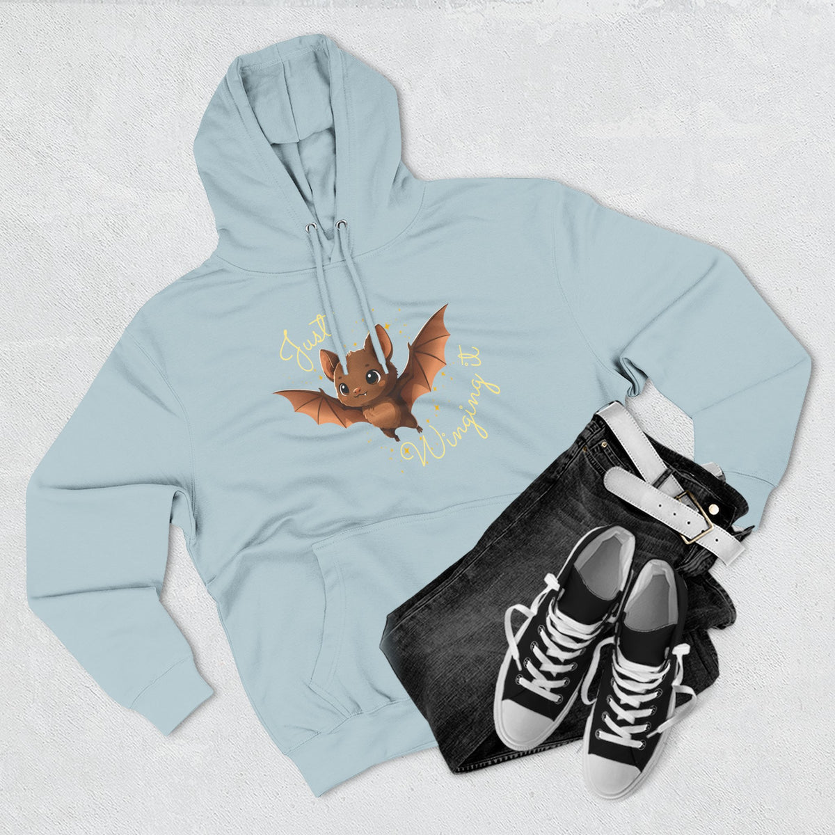 "Just Winging it" Adult Fleece Hoodie