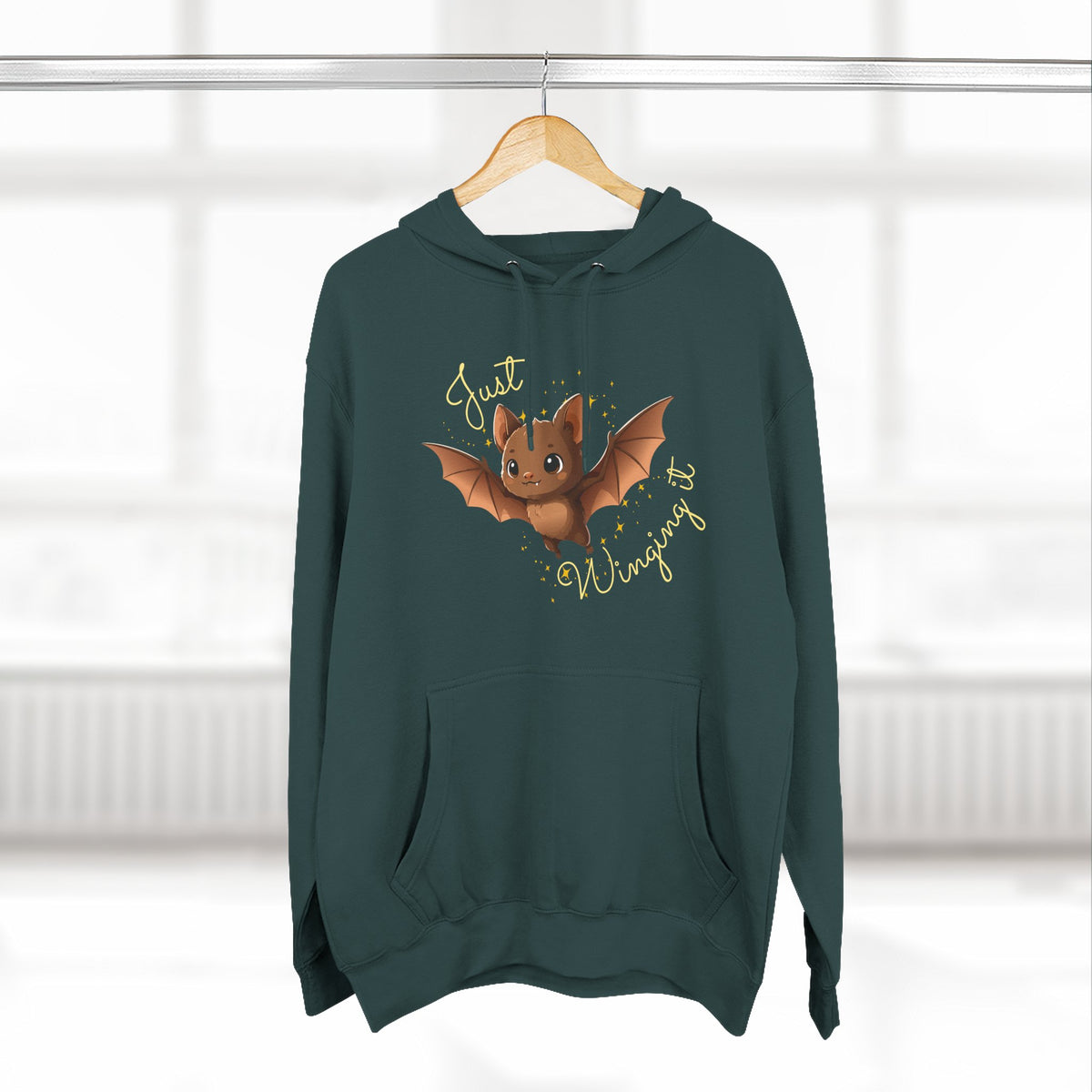 "Just Winging it" Adult Fleece Hoodie