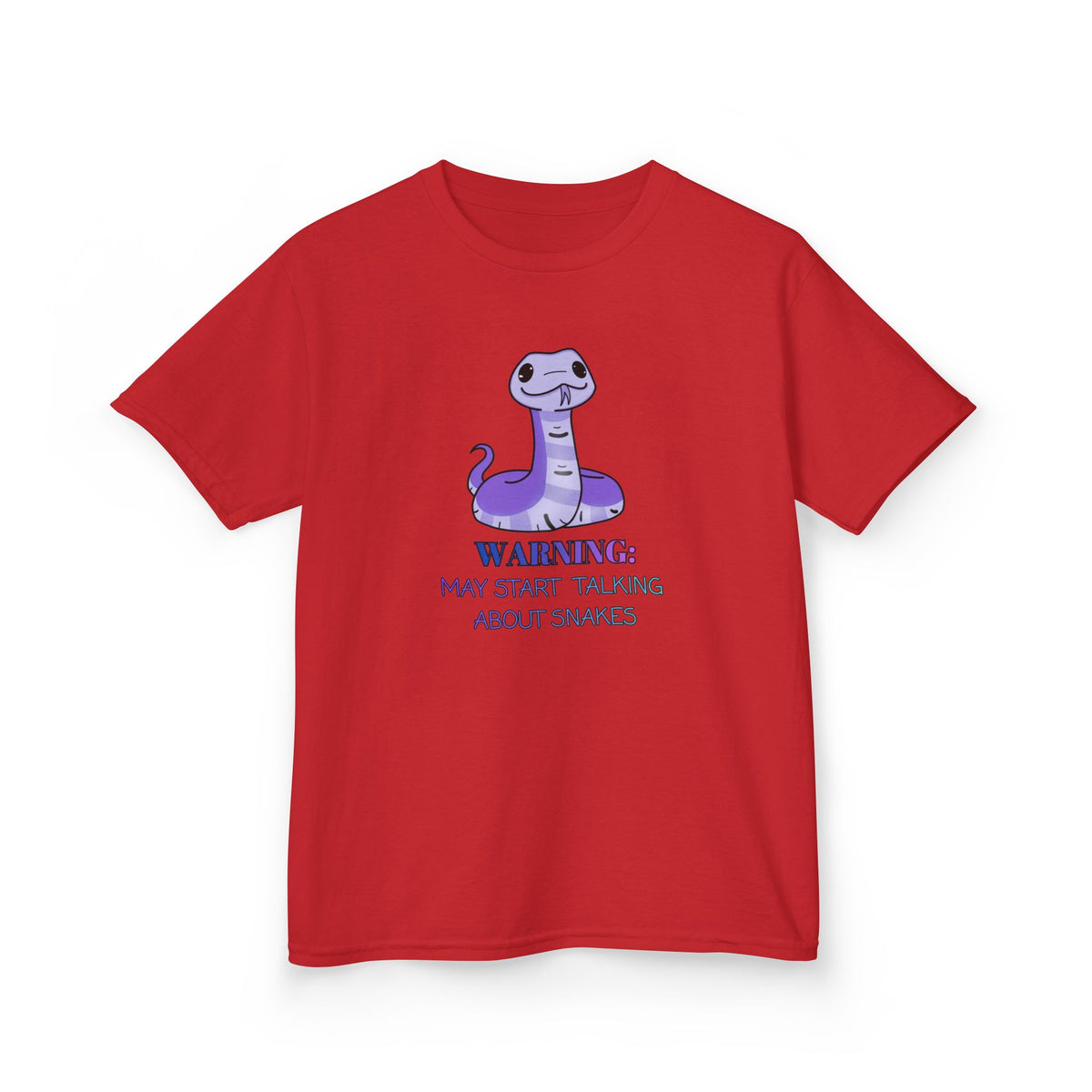 Warning: May talk about Snakes Kids Heavy Cotton™ Tee