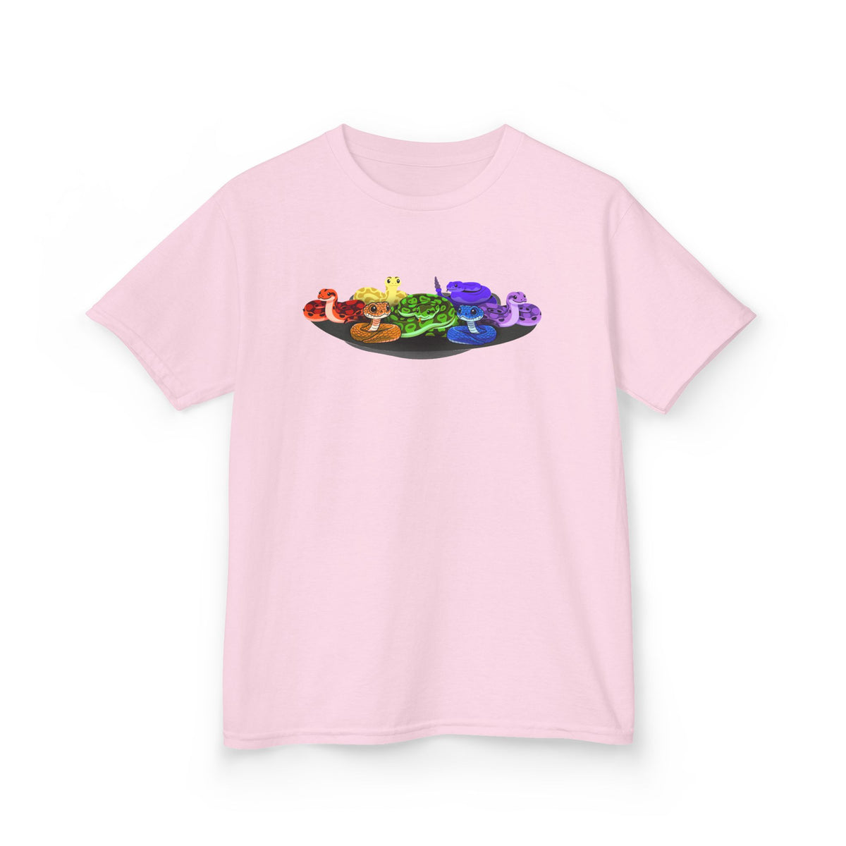 Rainbow of Snakes! Kids Heavy Cotton™ Tee