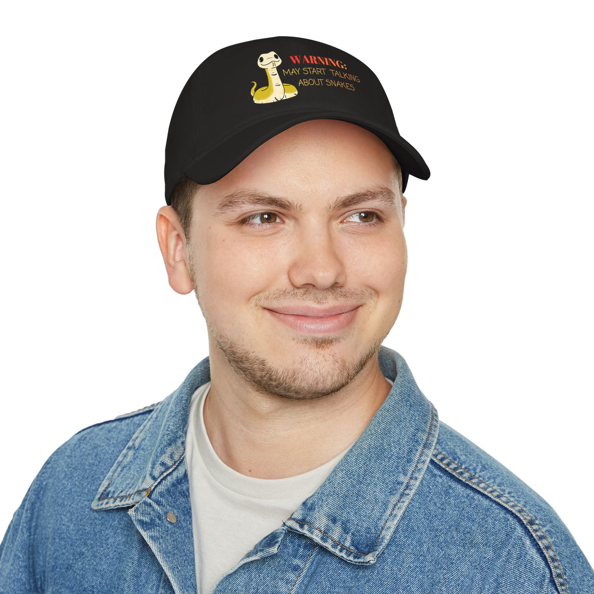 Copy of Warning: May Start Talking about Snakes Low Profile Baseball Cap