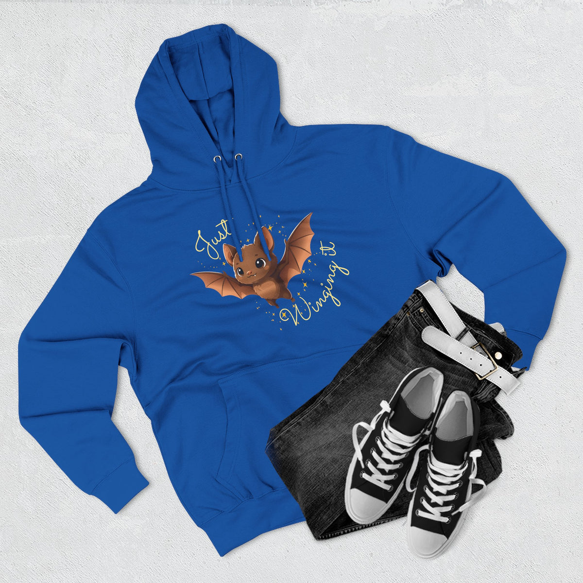 "Just Winging it" Adult Fleece Hoodie