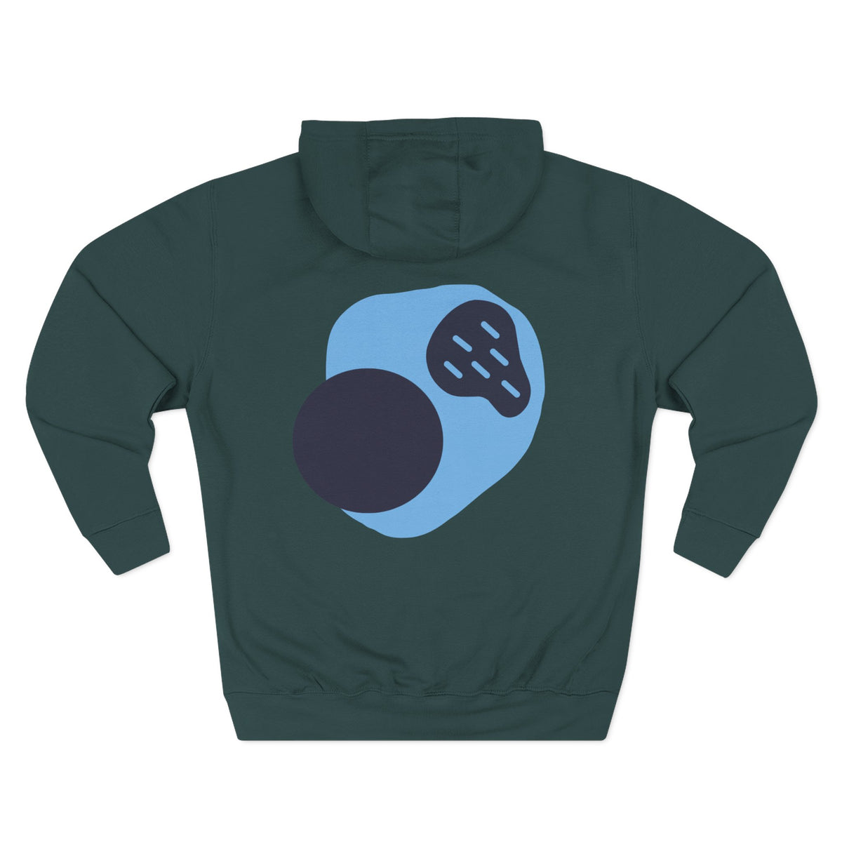 Bandit themed, (Front & Back Design) Adult Fleece Hoodie