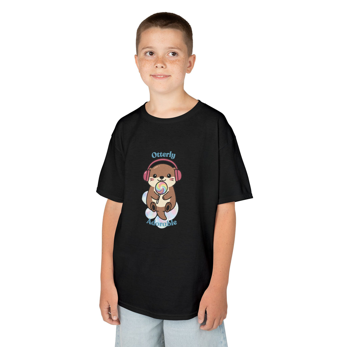 "Otterly Adorable" Kids Heavy Cotton™ Tee