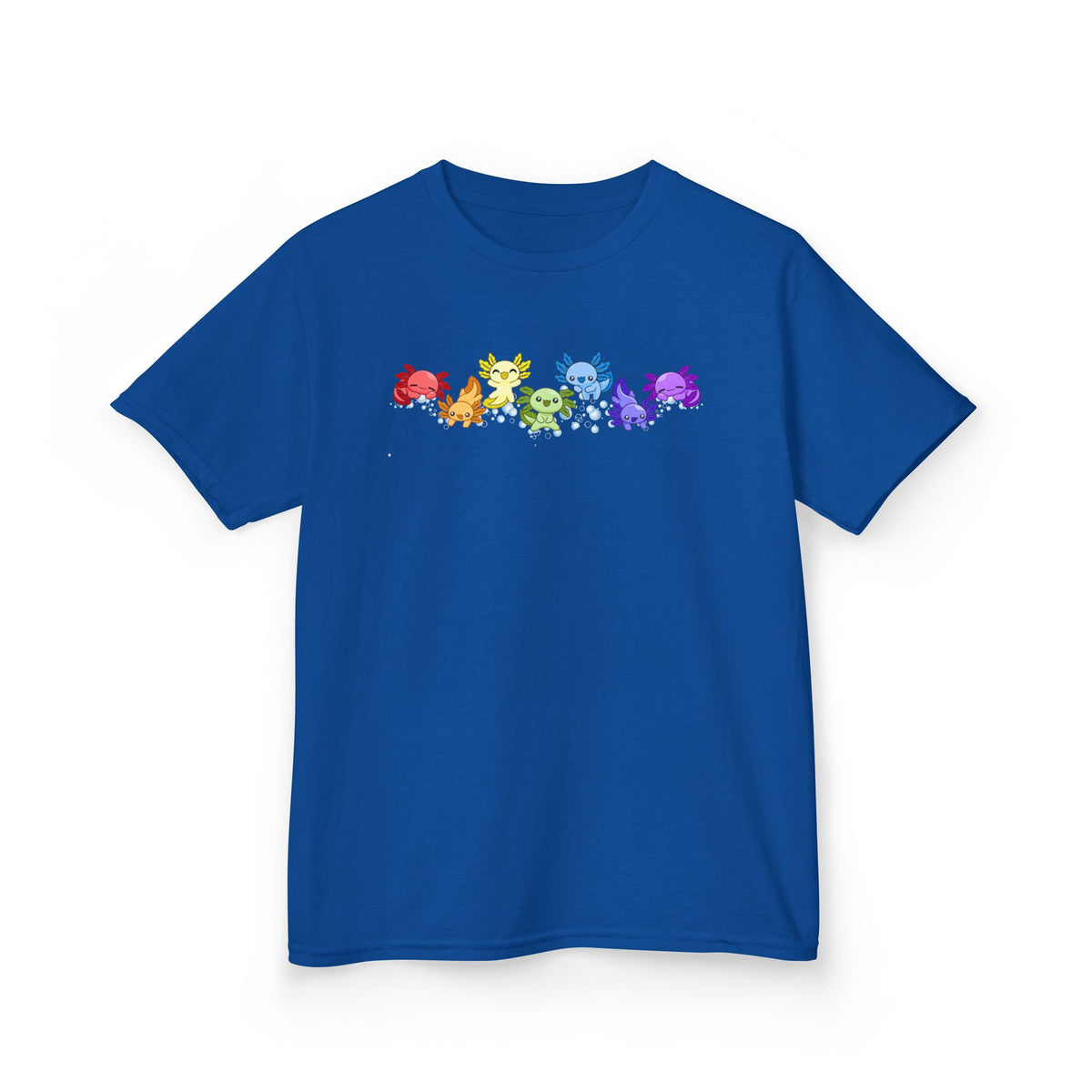 Rainbow Axolotls Kids Heavy Cotton™ Tee