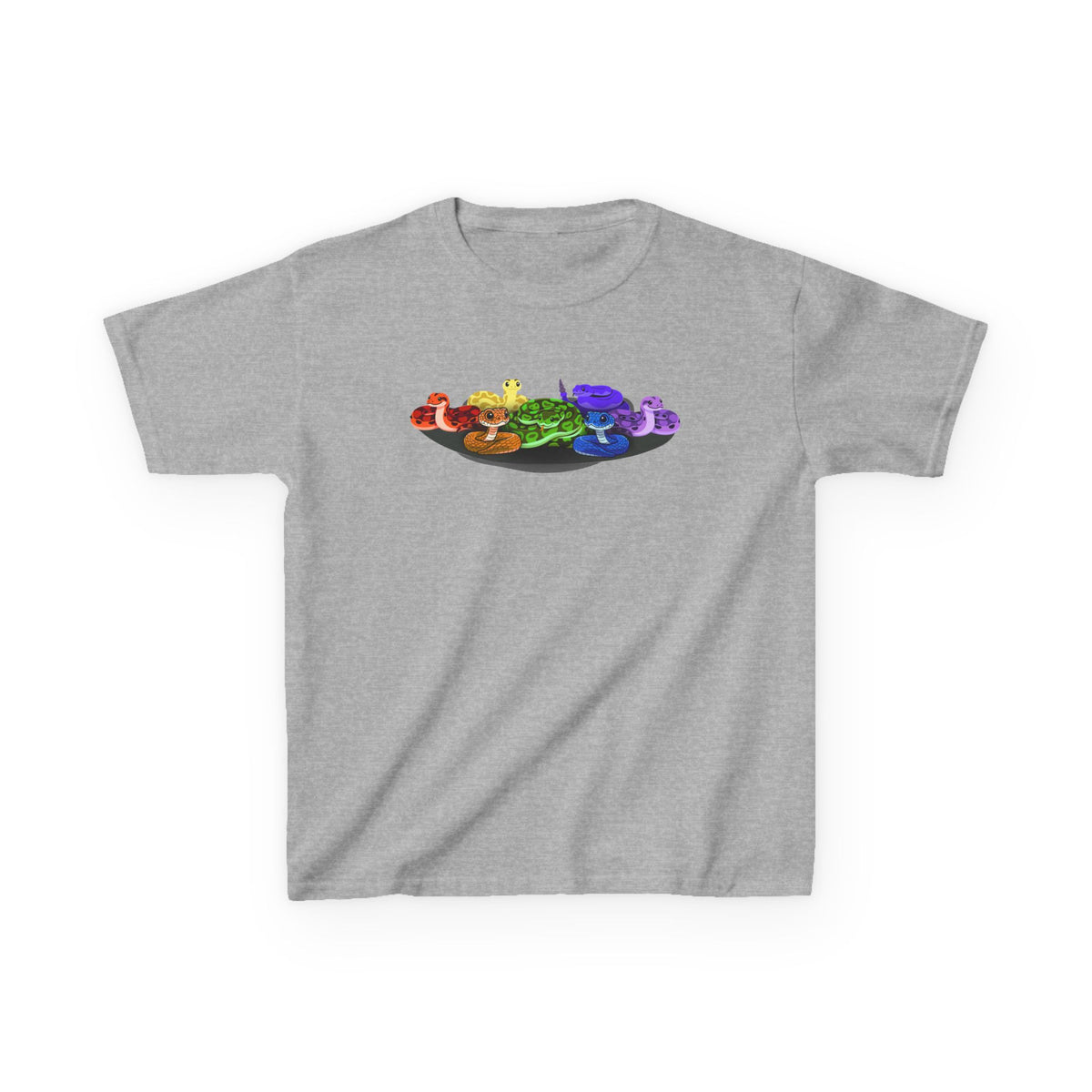 Rainbow of Snakes! Kids Heavy Cotton™ Tee