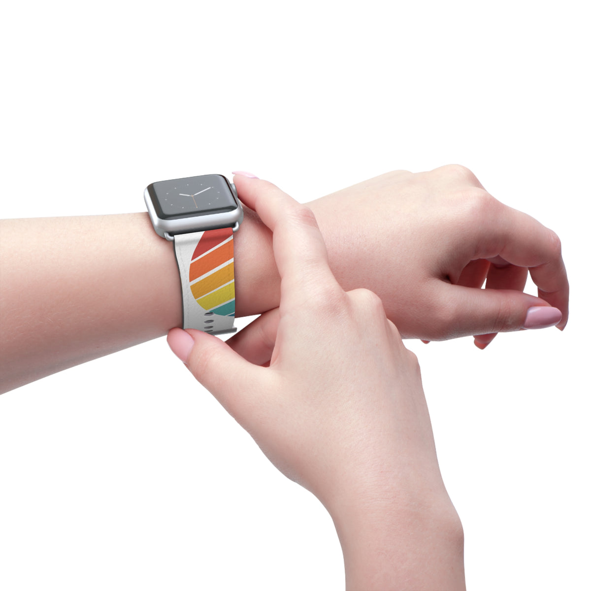 Retro Rainbow Watch Band