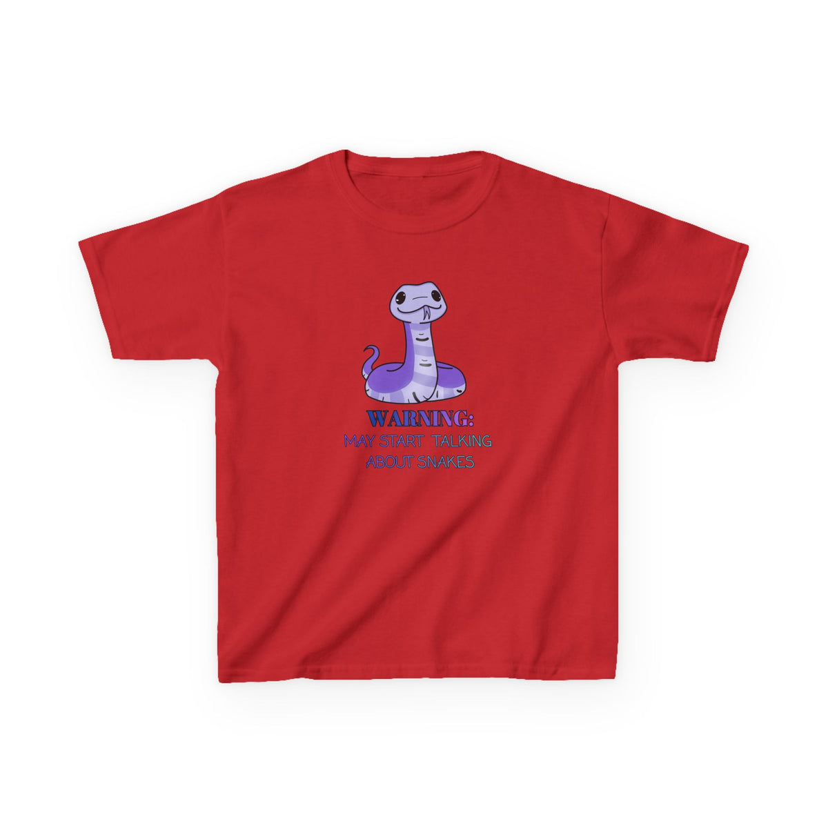 Warning: May talk about Snakes Kids Heavy Cotton™ Tee
