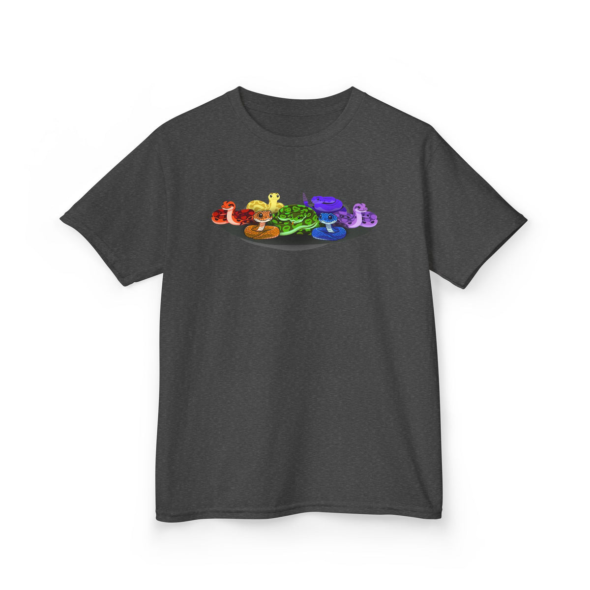 Rainbow of Snakes! Kids Heavy Cotton™ Tee