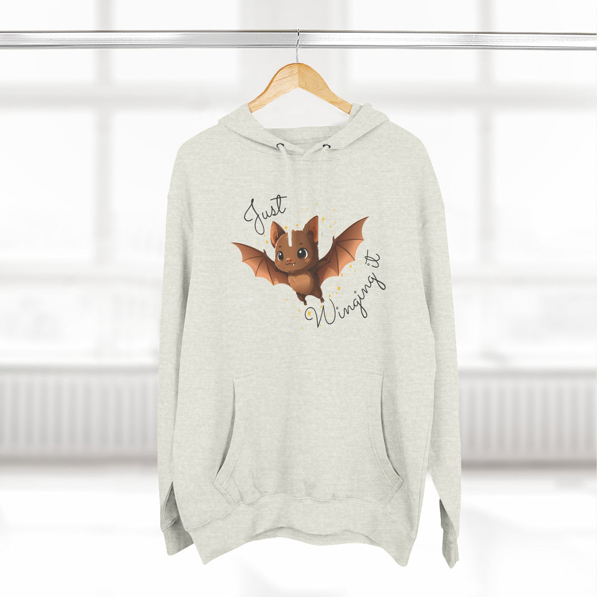 "Just Winging it" Adult Fleece Hoodie