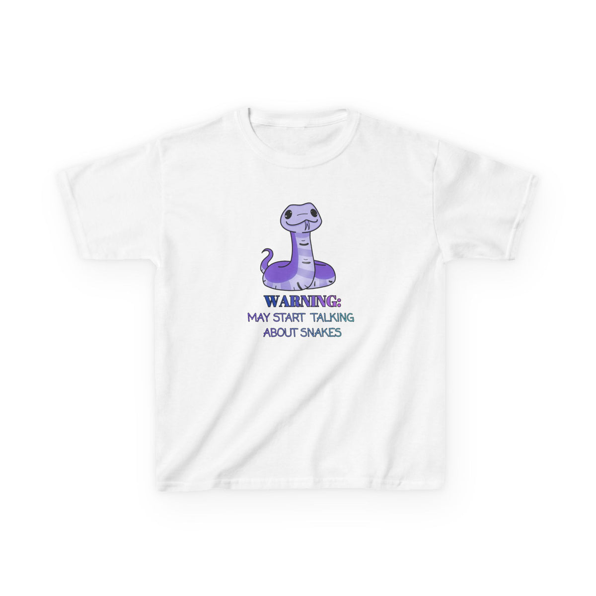 Warning: May talk about Snakes Kids Heavy Cotton™ Tee
