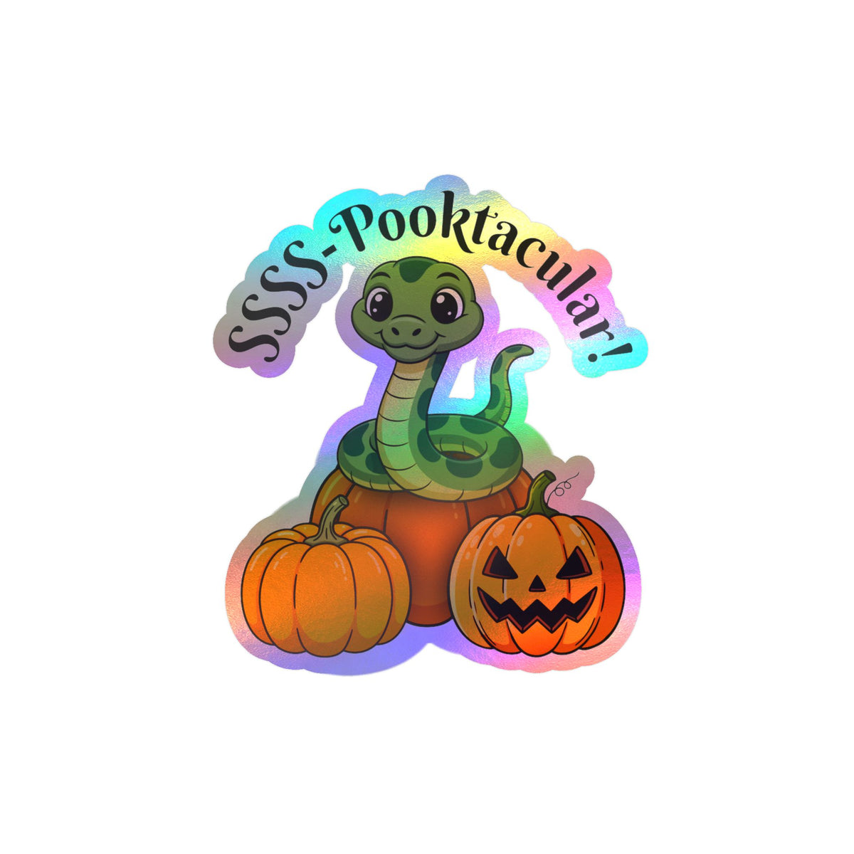 SSSS-Pooktacular Halloween Snake Kiss-Cut Vinyl Decals