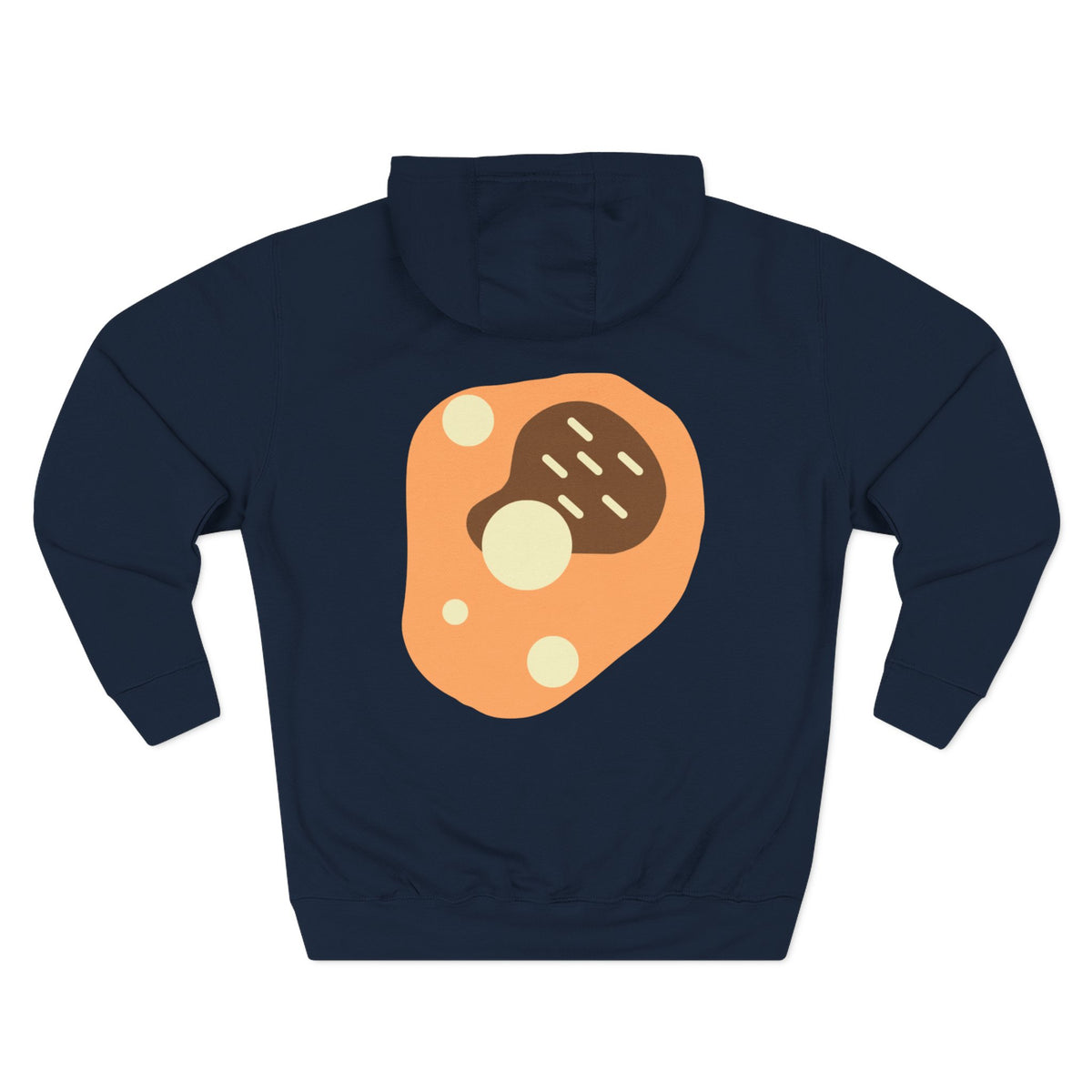 Chilli themed, (Front & Back Design) Adult Fleece Hoodie