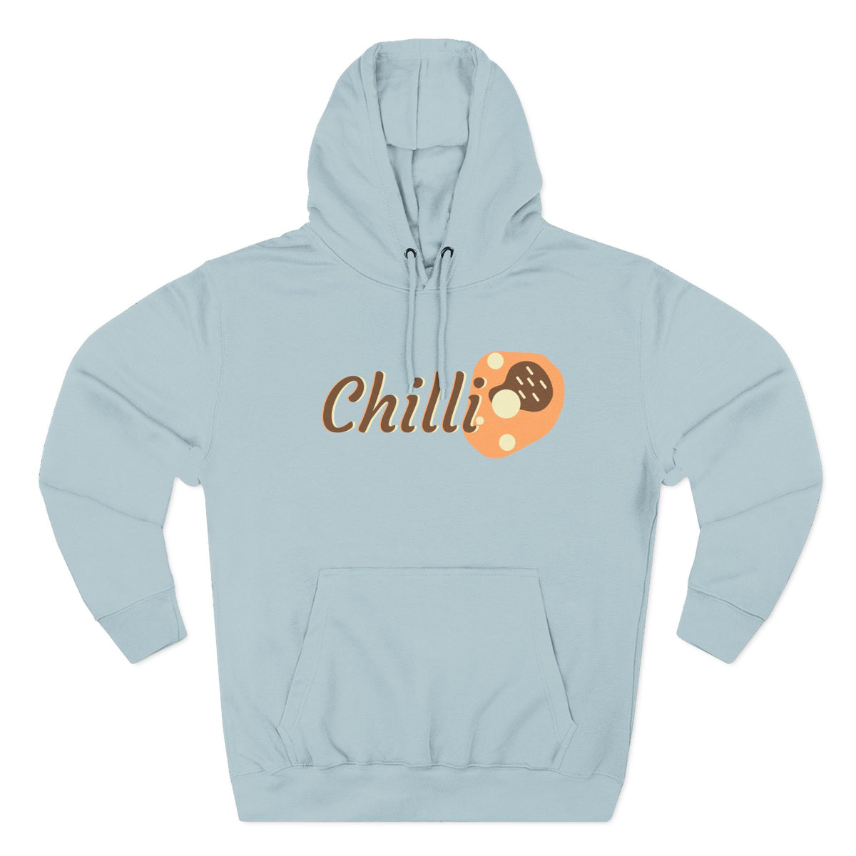 Chilli themed, (Front & Back Design) Adult Fleece Hoodie
