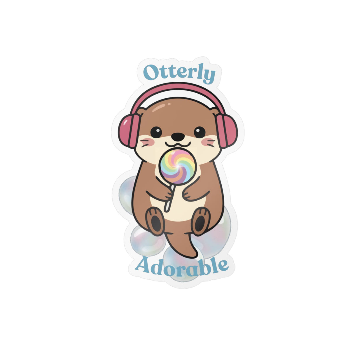 Otterly Adorable Kiss-Cut Vinyl Decals