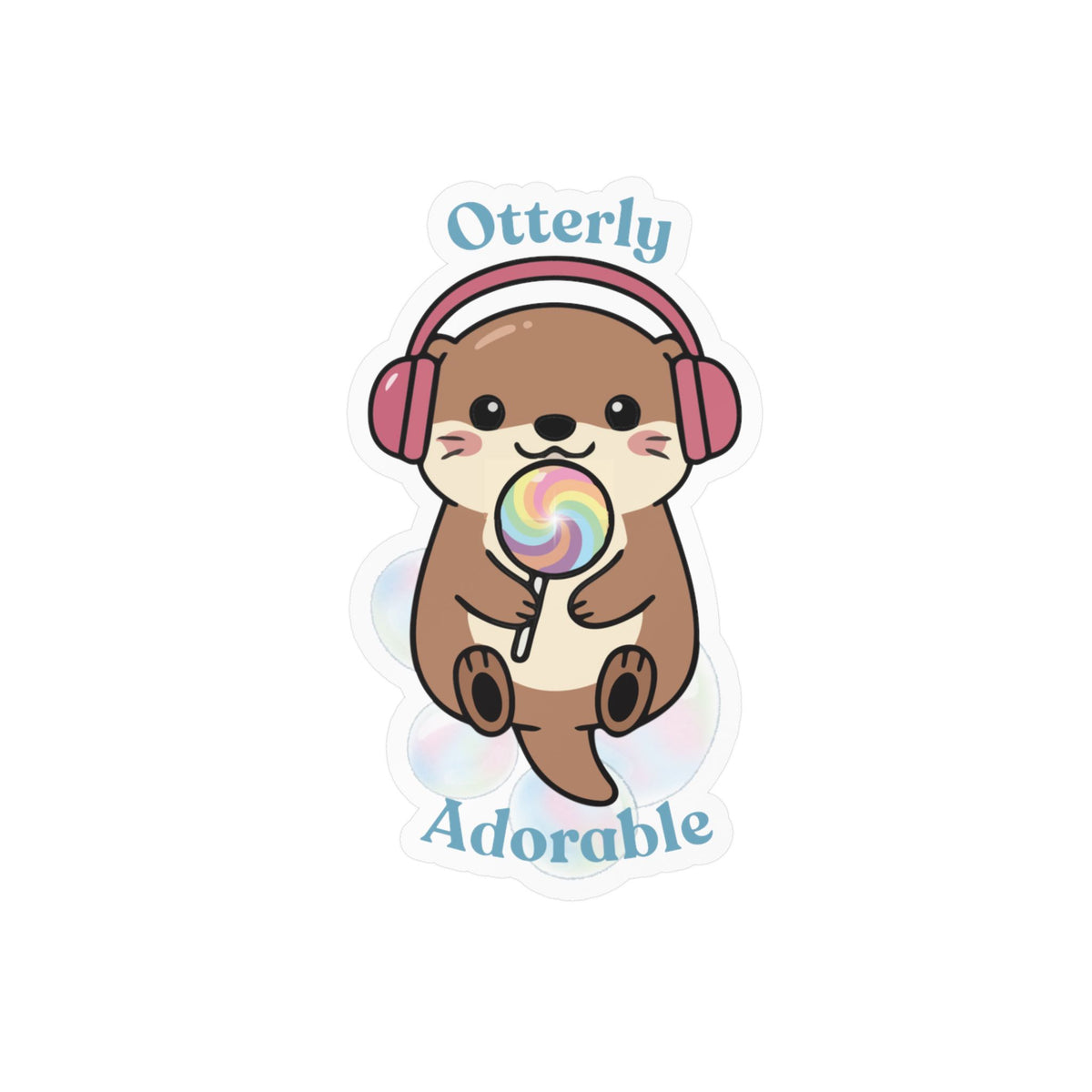 Otterly Adorable Kiss-Cut Vinyl Decals