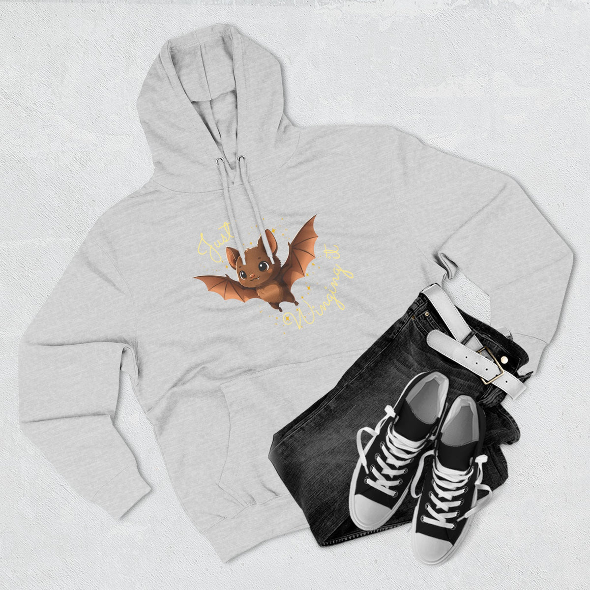 "Just Winging it" Adult Fleece Hoodie