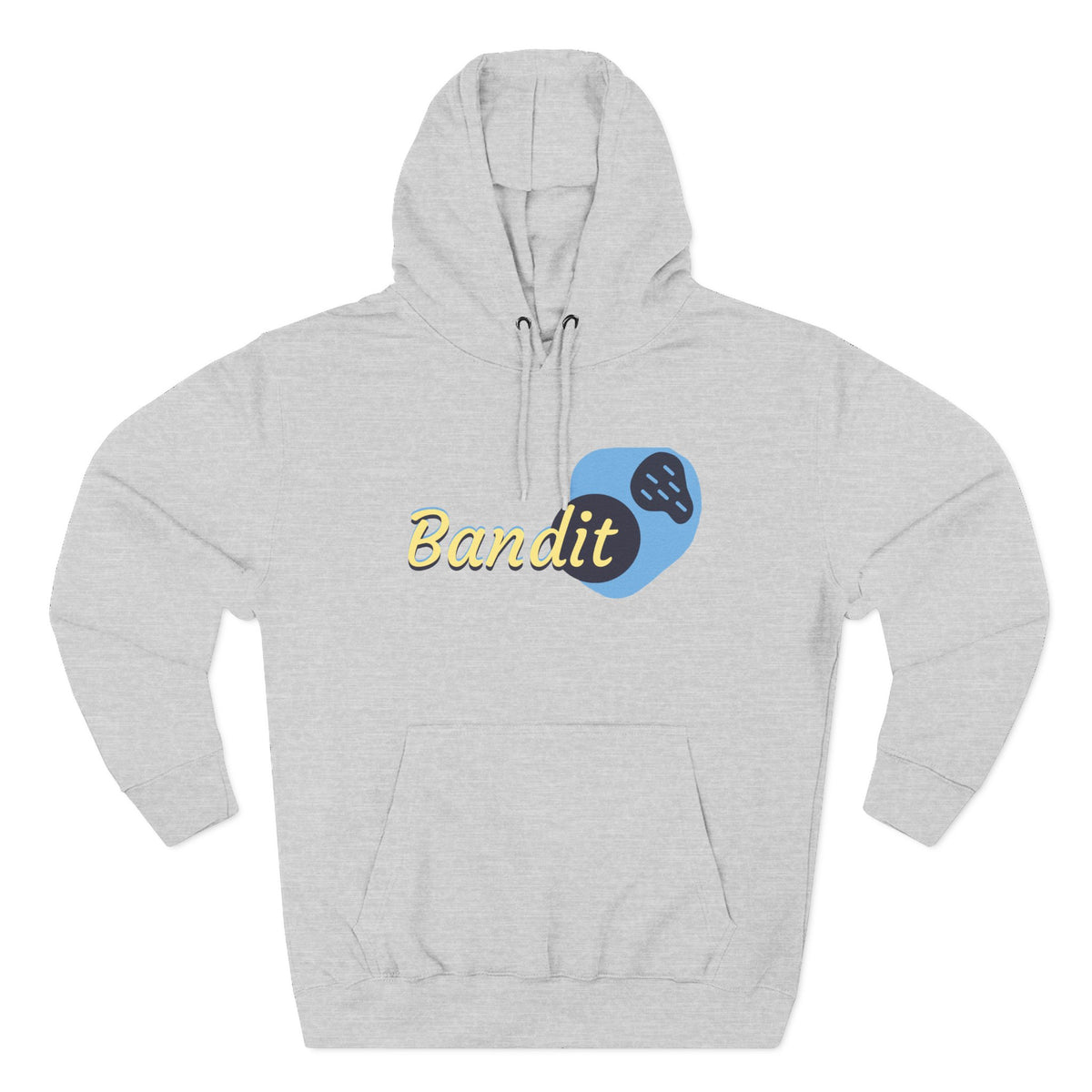 Bandit themed, (Front & Back Design) Adult Fleece Hoodie