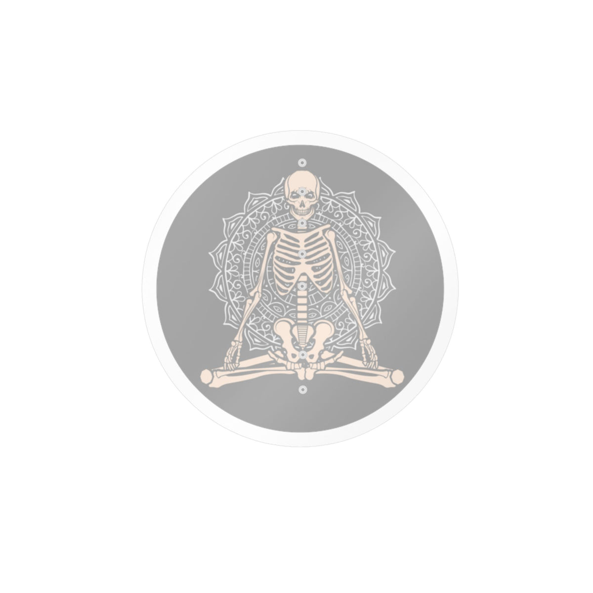 Skeleton Yoga- Kiss-Cut Vinyl Decals