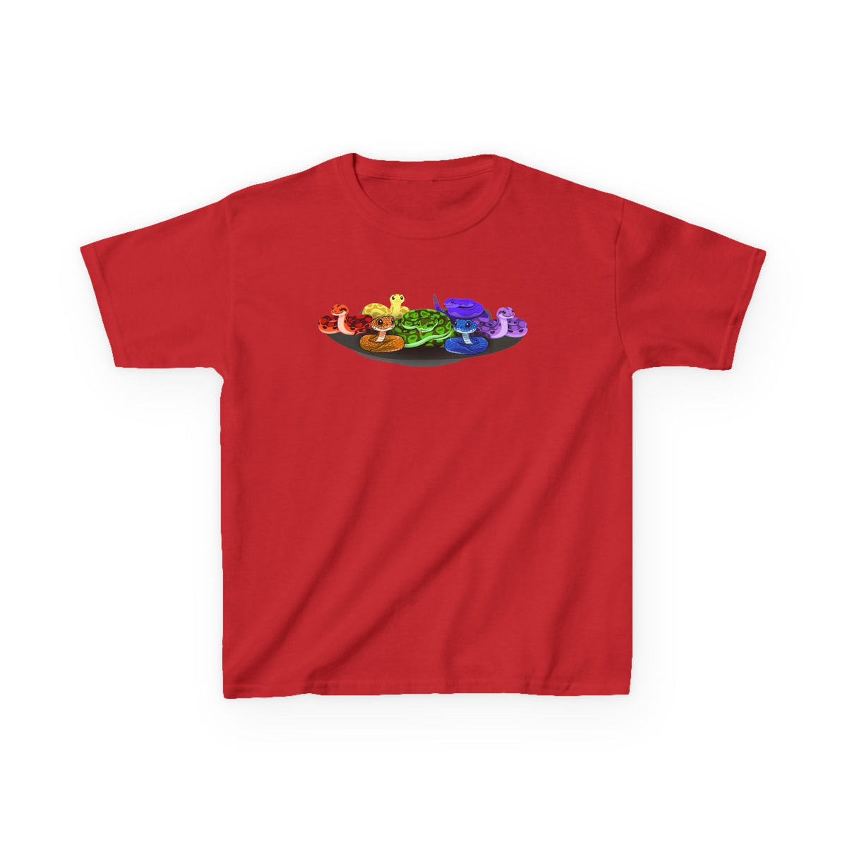 Rainbow of Snakes! Kids Heavy Cotton™ Tee