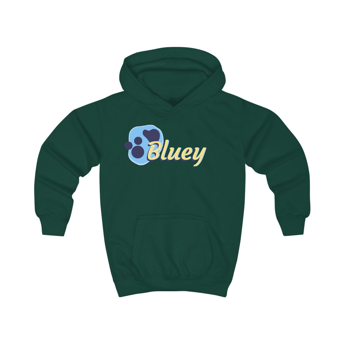 Bluey themed (Front & Back Design) Kids Hoodie