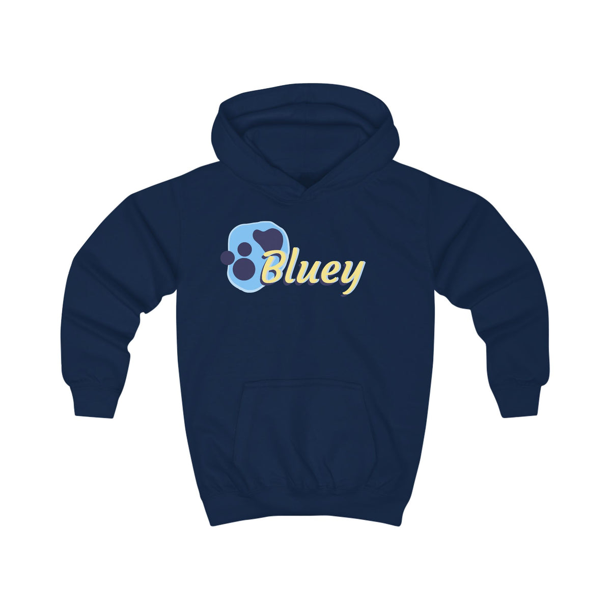 Bluey themed (Front & Back Design) Kids Hoodie