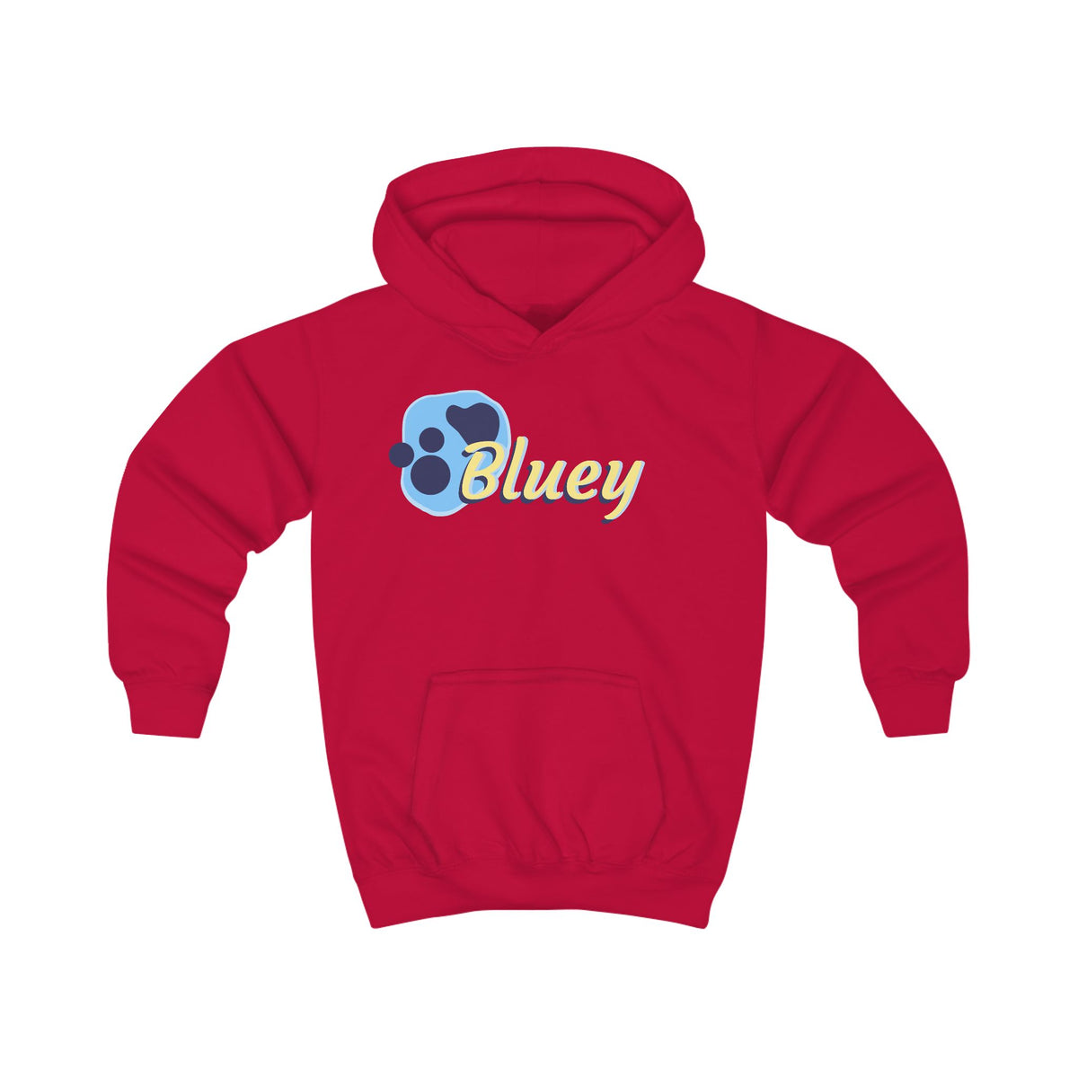 Bluey themed (Front & Back Design) Kids Hoodie