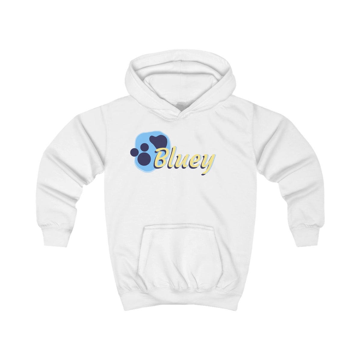 Bluey themed (Front & Back Design) Kids Hoodie
