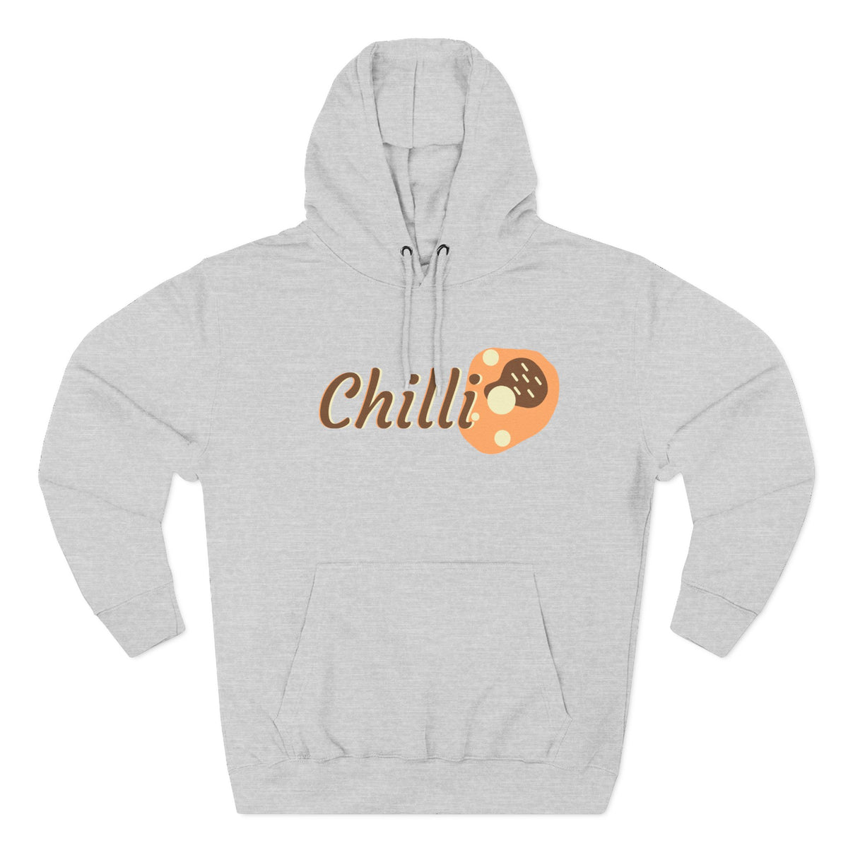 Chilli themed, (Front & Back Design) Adult Fleece Hoodie