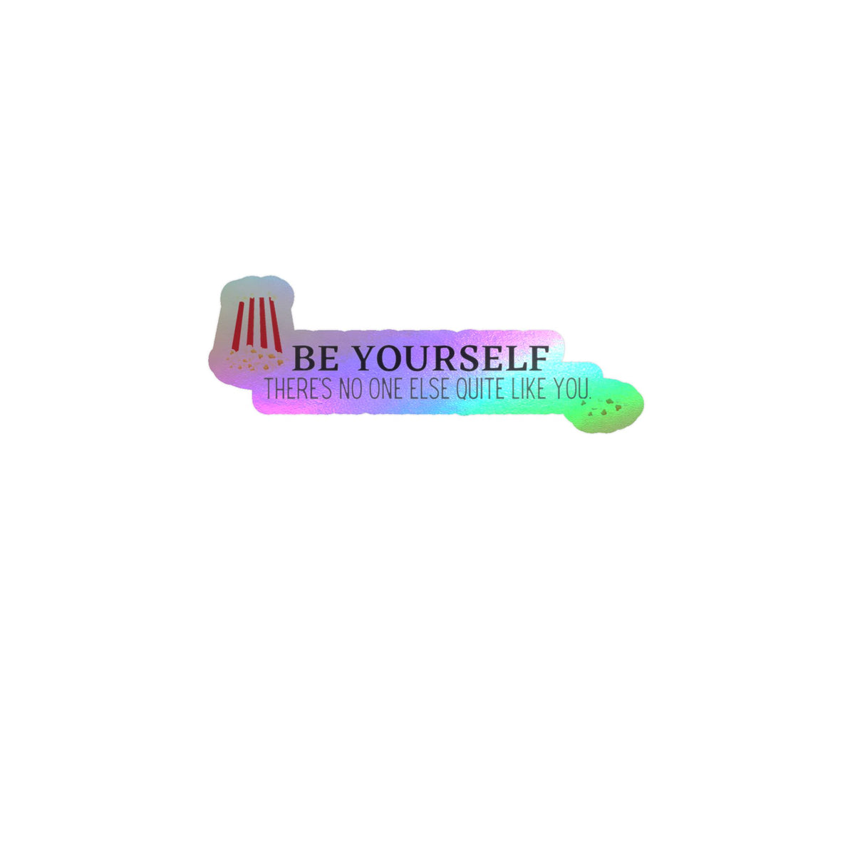 "Be Yourself" Bluey Quote Kiss-Cut Vinyl Decals