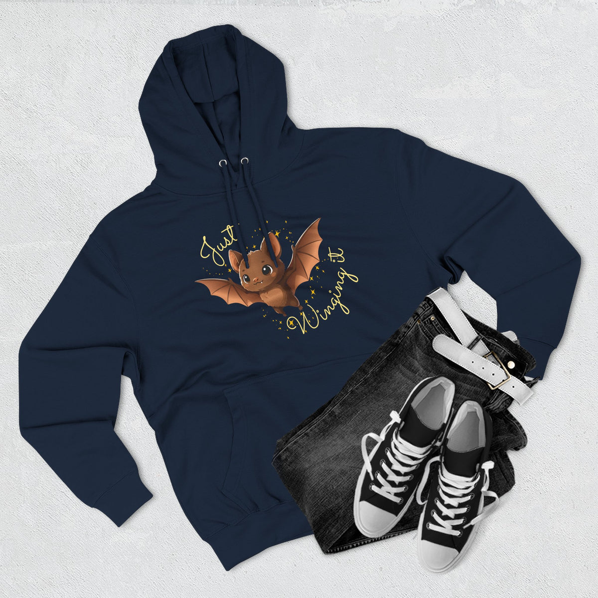 "Just Winging it" Adult Fleece Hoodie