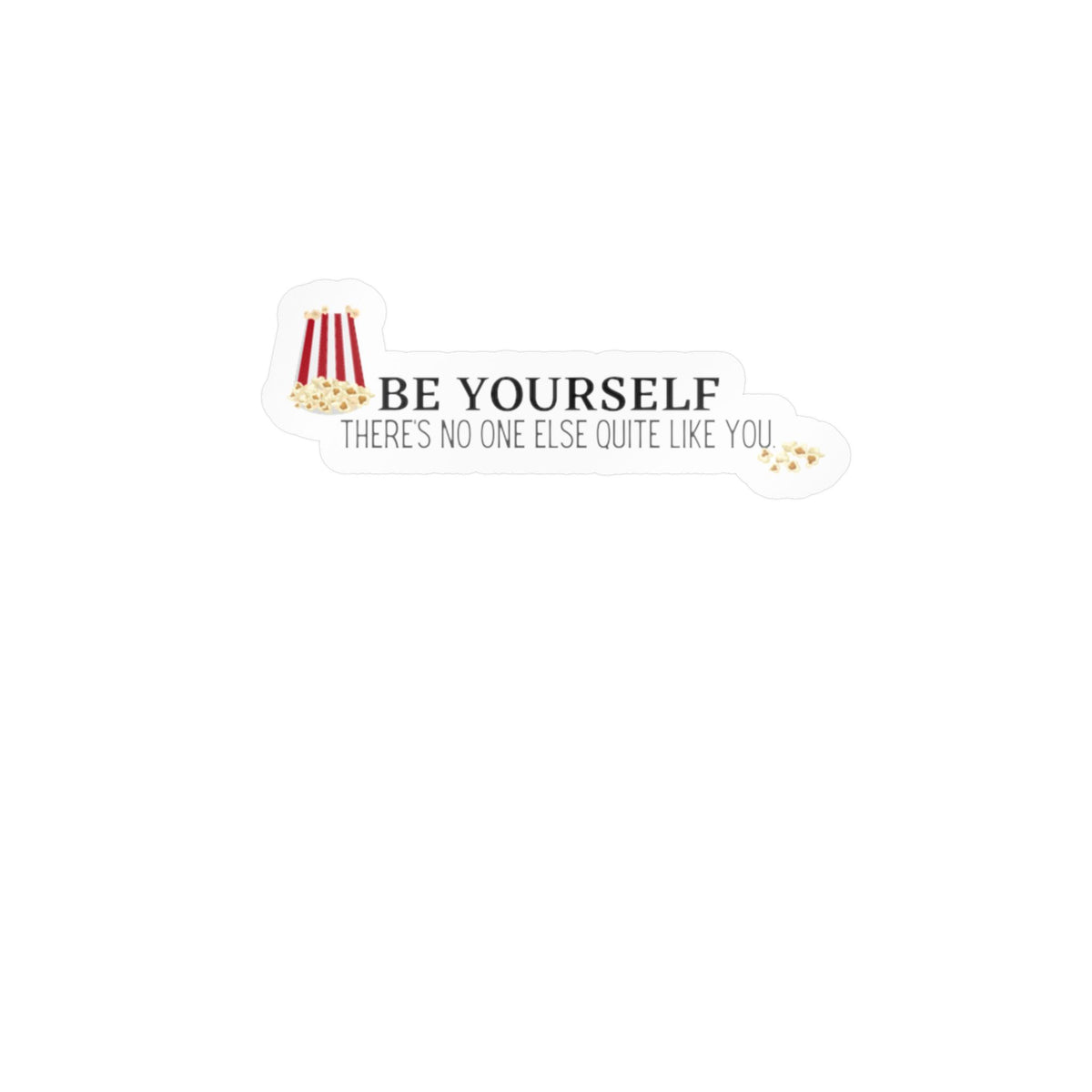 "Be Yourself" Bluey Quote Kiss-Cut Vinyl Decals