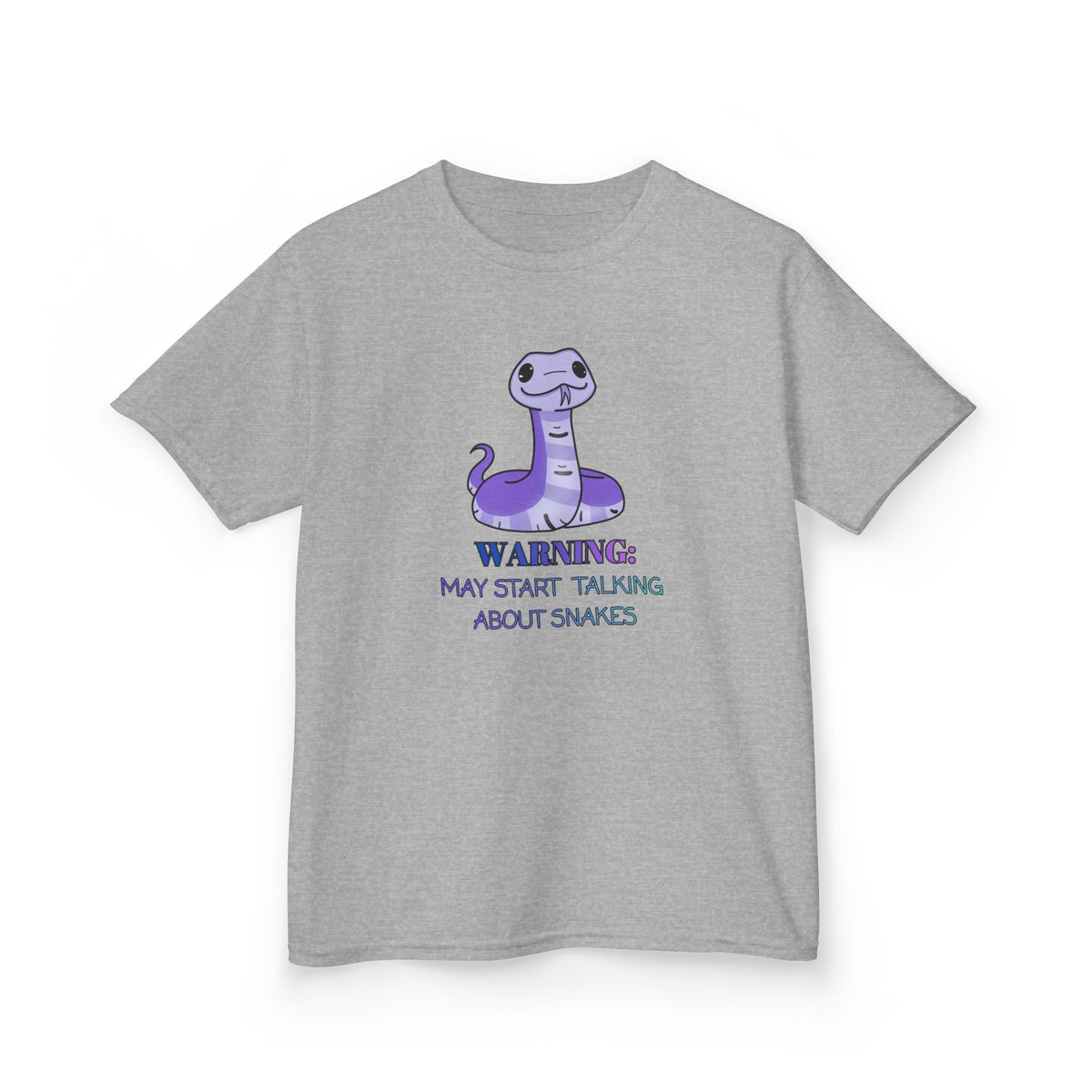 Warning: May talk about Snakes Kids Heavy Cotton™ Tee