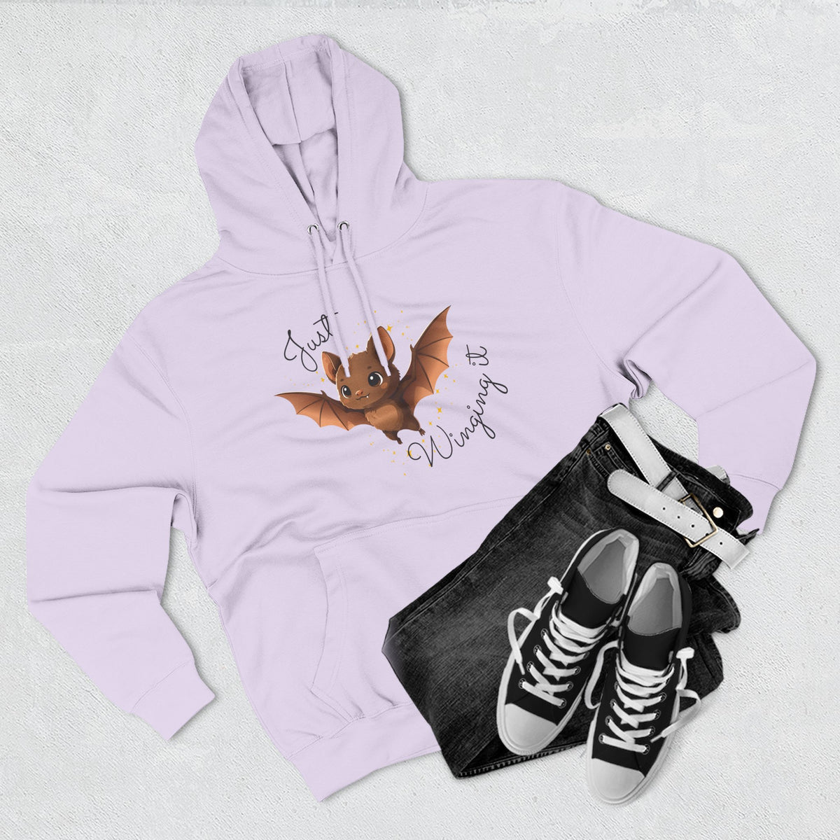 "Just Winging it" Adult Fleece Hoodie